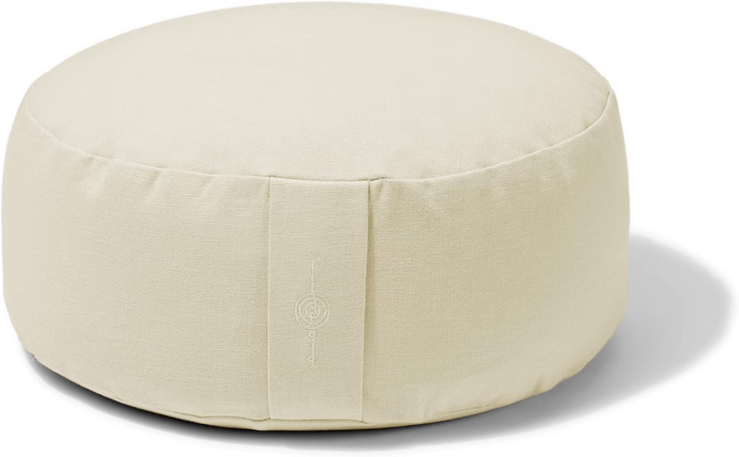 Meditation Cushion Set by renoo - Durable Comfortable Organic Cotton, Linen, Hemp - Modern Zafu Zabuton - Buckwheat Kapok Filled Floor Pillow Yoga Bolster in 15 Colors Washable Cover - Image 4