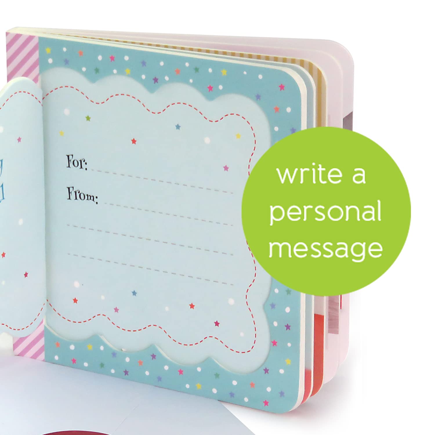 Now You Are One: Little Bird Greetings, Greeting Card Board Book with Personalization Flap, 1st Birthday Gifts for One Year Olds - Image 6