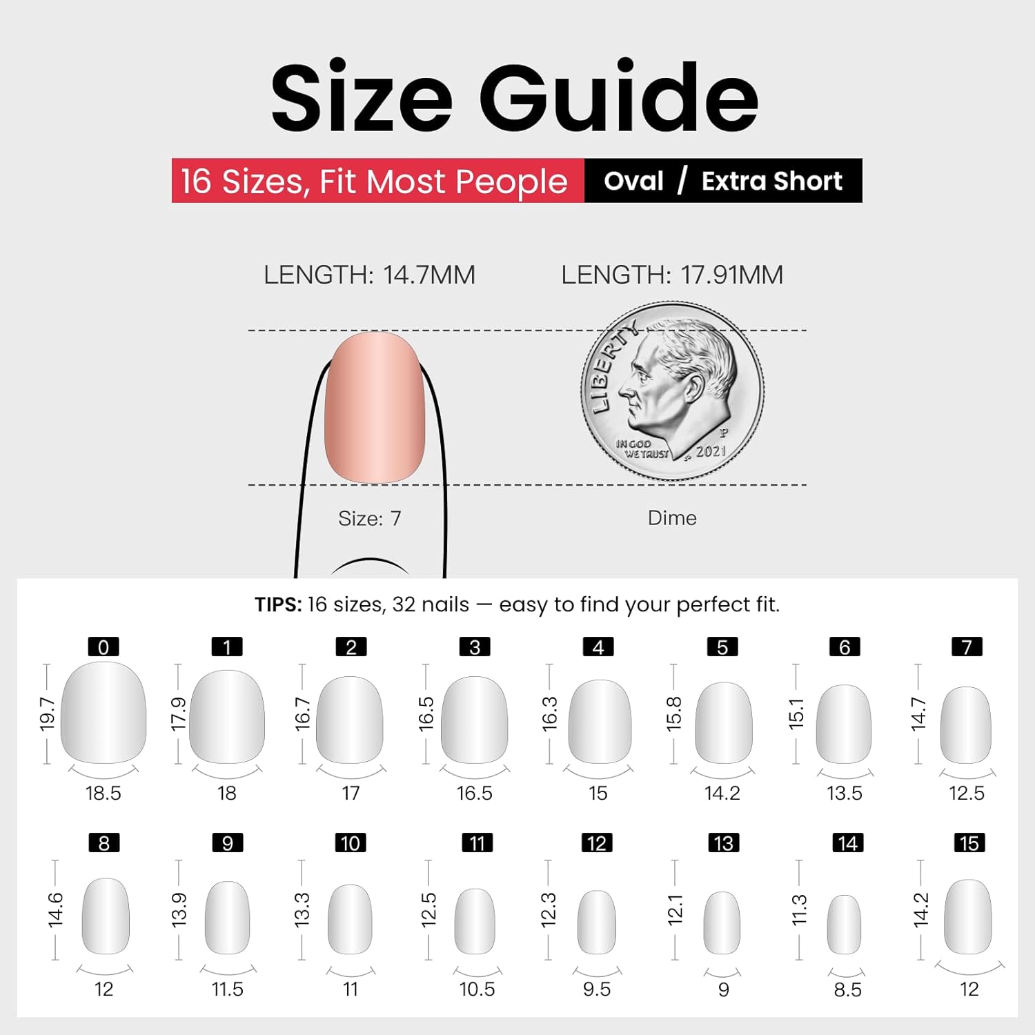 Curvlife Soft Gel Extra Short Press on Nails, 30Pcs Honey Peach Pink Oval Acrylic Fake Nails with Design Full Cover for Women Reusable Nail Kit with Nail Glue Adhesive Tabs - Image 7