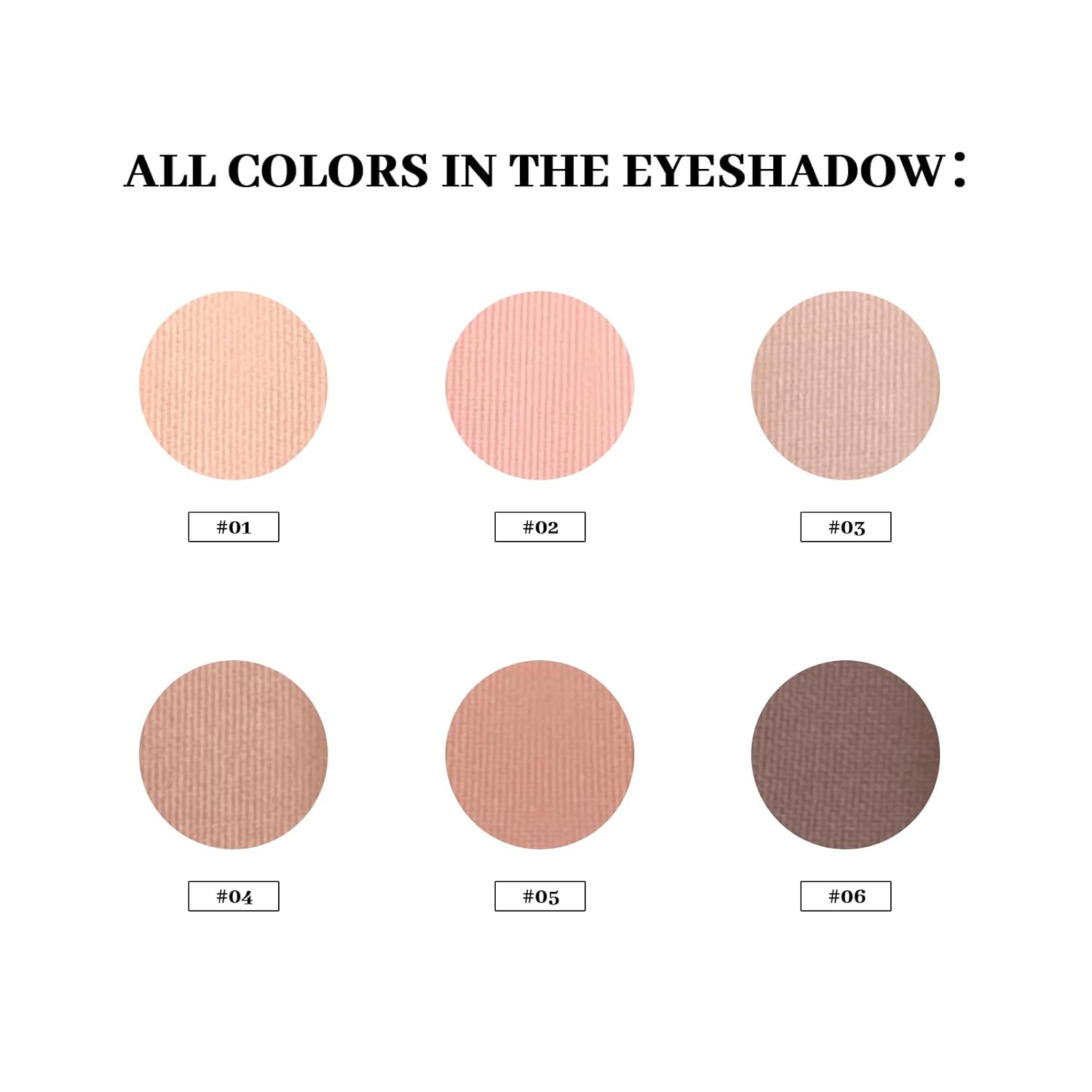 MYSTER ROSEY Nudes 2 Series Mini Eyeshadow Palette, Velvety Matte&Satin Finish, 6 Nude Taupe & Brown Neutral Eye Shadows, Travel Friendly Size, Vegan, Cruelty -free - Image 3