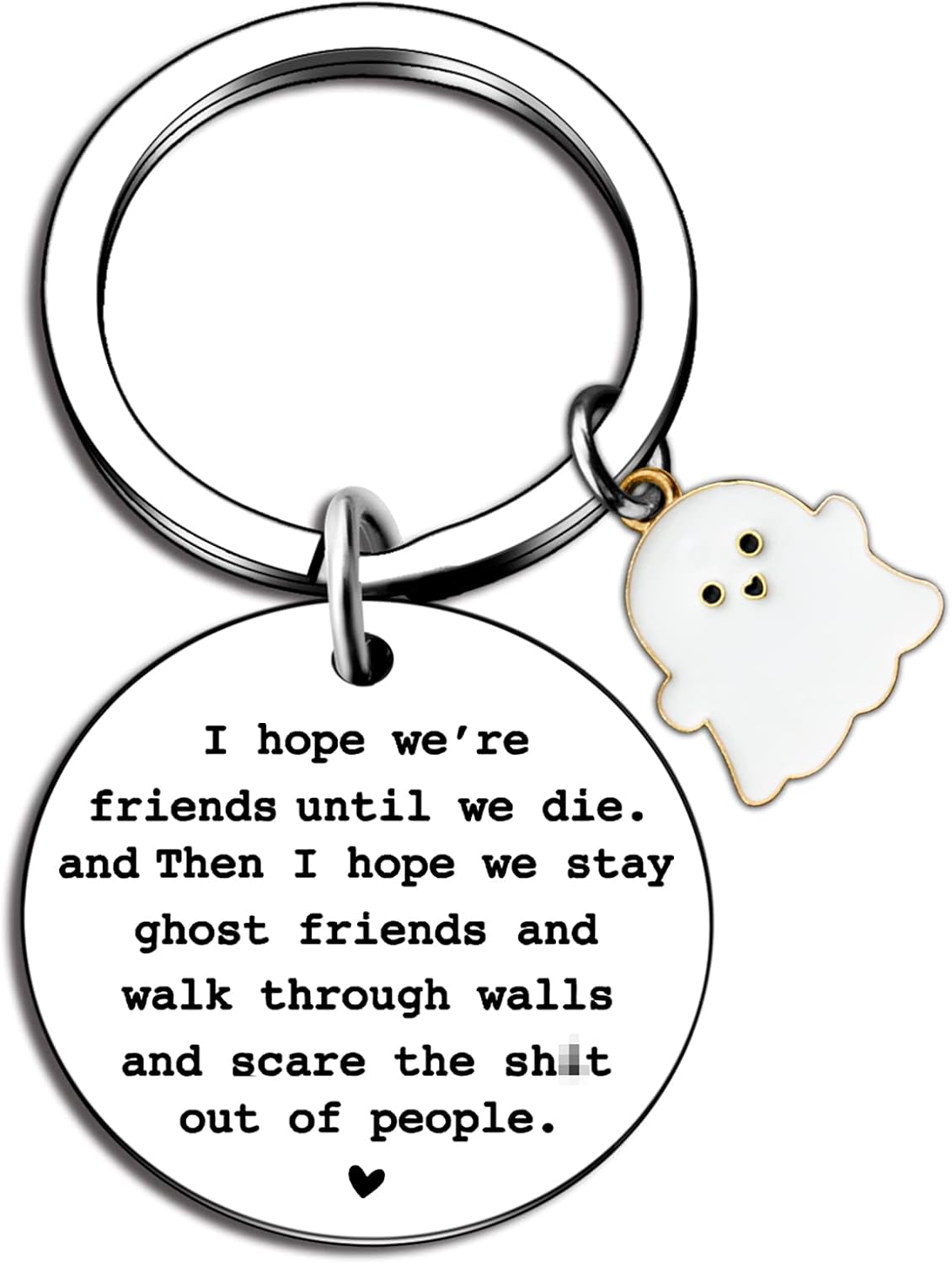 igvean Best Friend Keychains Funny Birthday Gift for Friends Valentine's Day Halloween Christmas Gifts for Best Friend