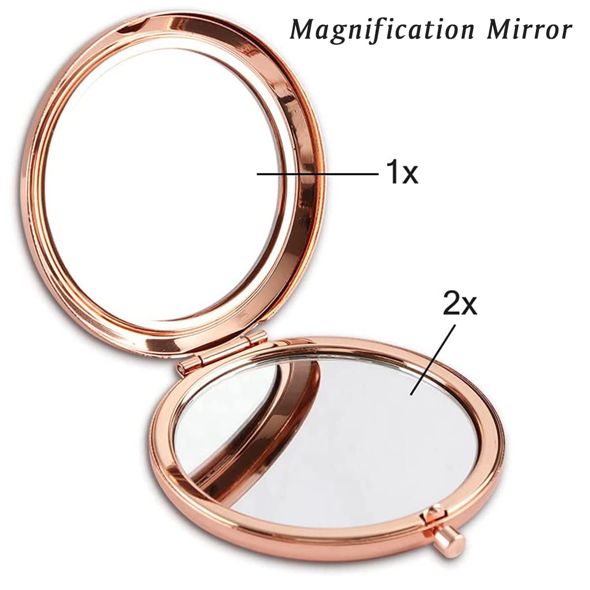 Mom Gifts from Daughter Son, Personalized Gifts for Mom Mother, Custom Engraved Compact Mirror for Christmas Stocking Stuffers Secret Santa Birthday - Image 3