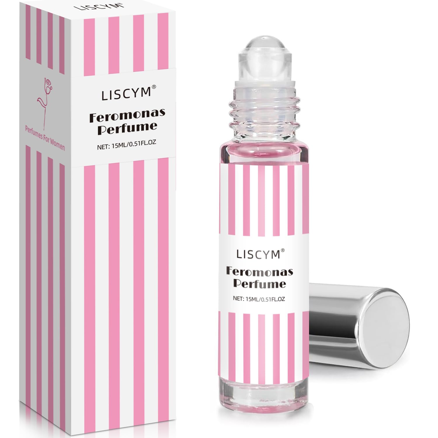 Pheromones Perfumes for Women, Long-Lasting Roll-On Perfume Travel Size Fragrance Oil with Feromonas to Attract Men,Samples (15 ml)