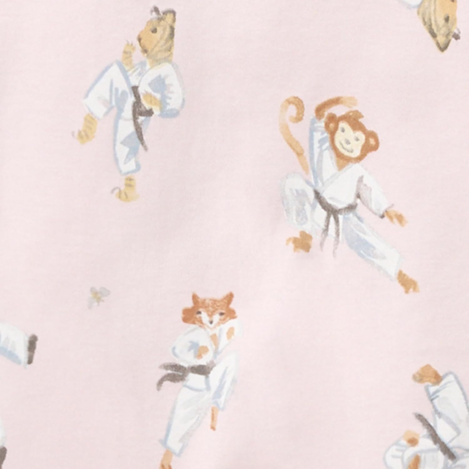 Burt's Bees Baby Girls' Pajamas, 2-Piece Long Sleeve Tee and Pants Organic Cotton PJ Set - Image 3