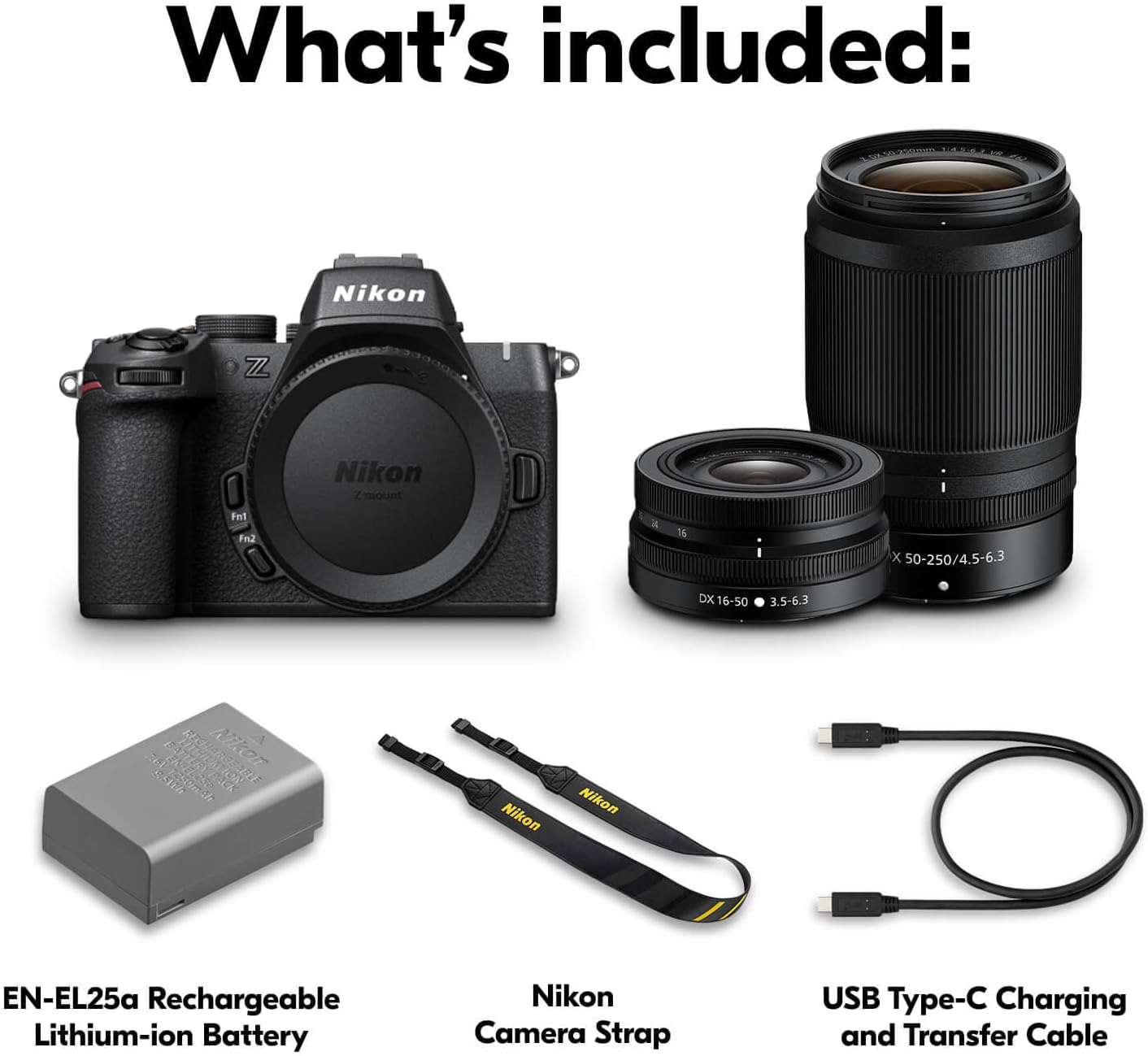 Nikon Z50 II with Two Lenses | Compact mirrorless Stills/Video Camera with Easy Color presets and Wireless Photo Sharing | USA Model - Image 14
