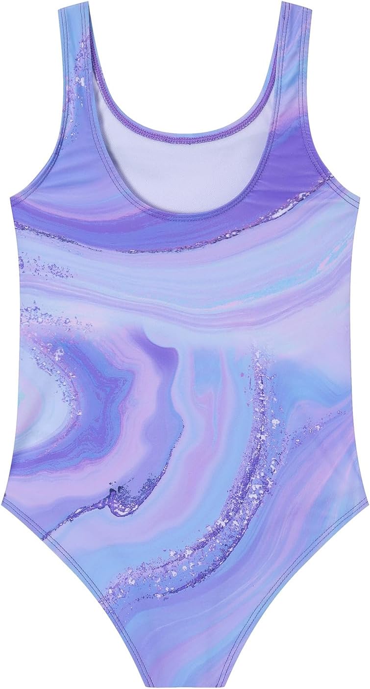 Girls One Piece Swimsuit Quick Dry Swimwear Beach Bathing Suit for 5-18 Years - Image 2