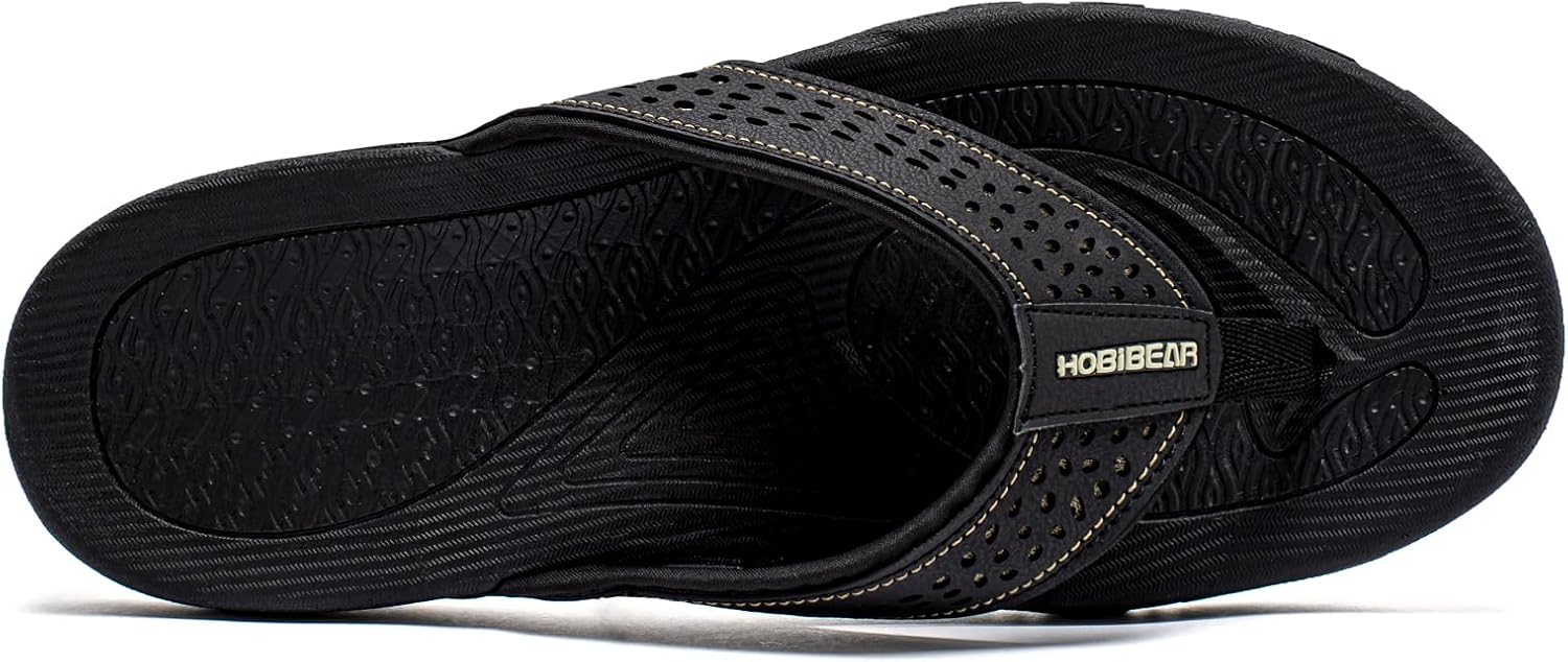 KIIU Mens Thong Sandals Indoor and Outdoor Beach Flip Flop - Image 5
