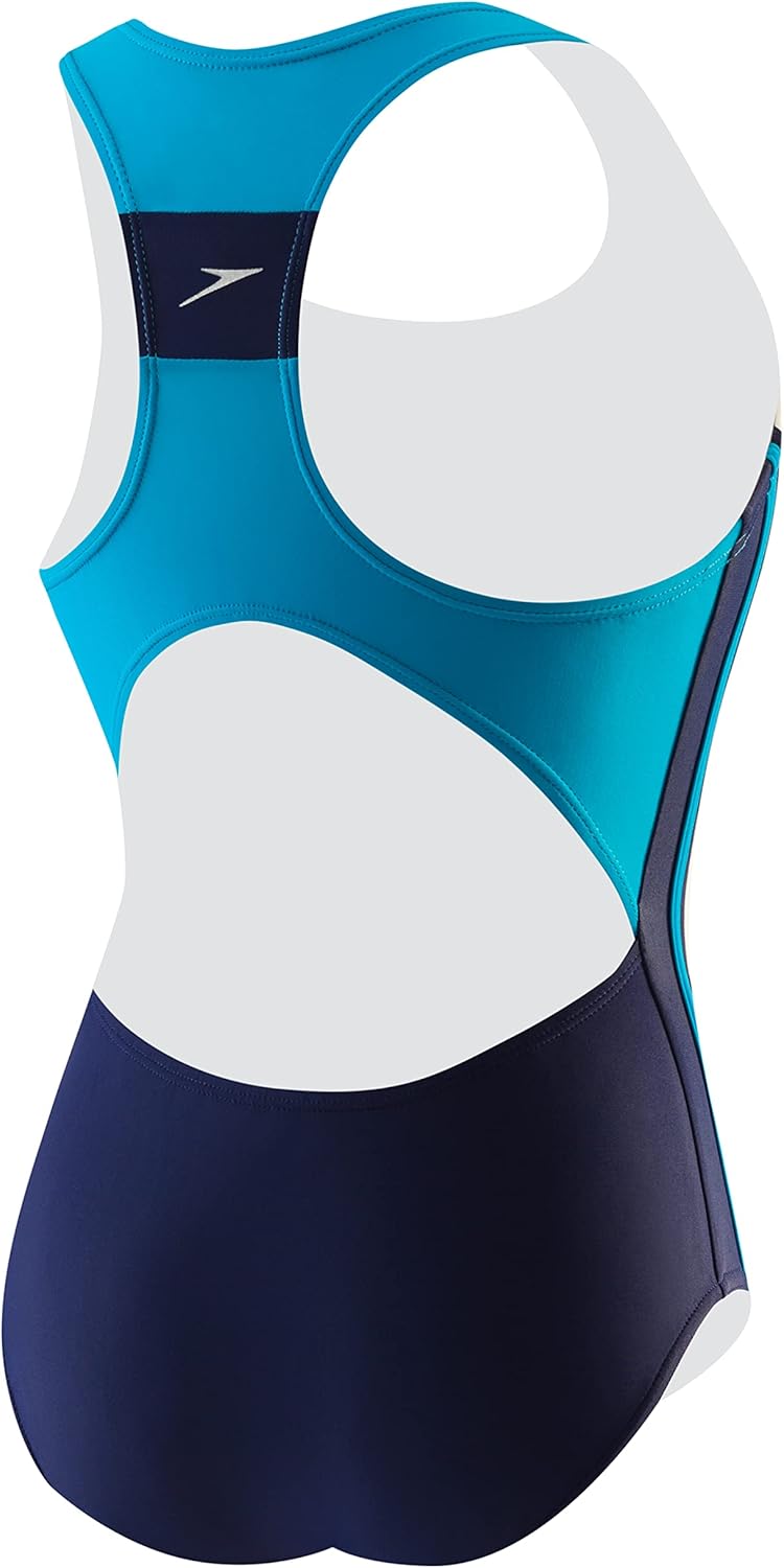 Speedo Women's Swimsuit One Piece Infinity Splice Thick Strap-Discontinued - Image 3