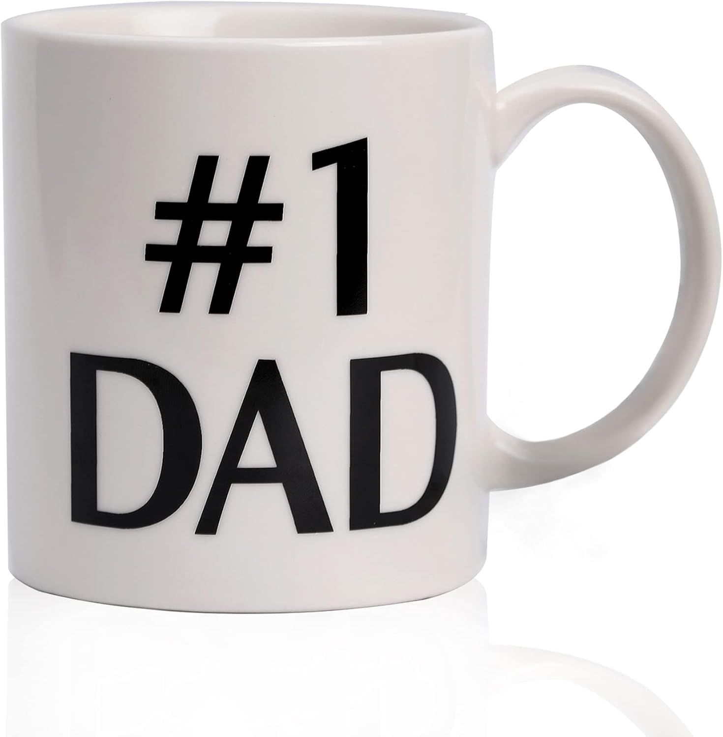 Zenply Best Dada Mug, Dad Coffee Mug, 11 oz, Funny Coffee Mugs Novelty, Dad Christmas Gifts for Father Birthday Presents for Dada Husband Grandpa From Daughter Son Wife, Printed on Both Sides