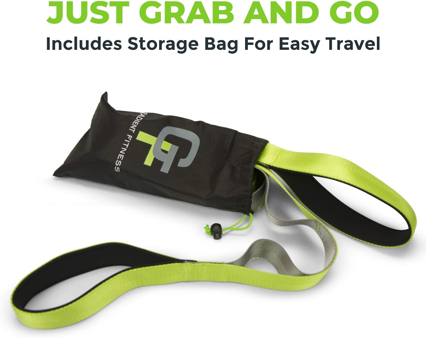 Gradient Fitness Stretching Strap for Physical Therapy, 12 Multi-Loop Stretch Strap 1.5" W x 8' L, Neoprene Handles, Physical Therapy Equipment, Yoga Straps for Stretching, Leg Stretcher. - Image 8