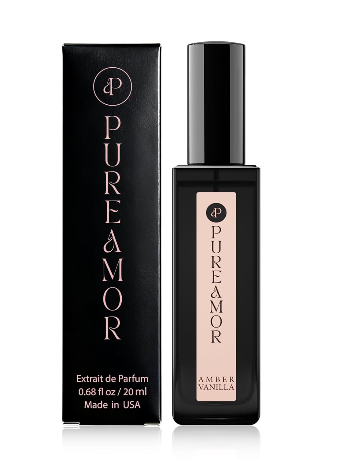 PUREAMOR Amber Vanilla Perfume for Women, Coffee Scented Fragrance with Warm Amber & Sweet Vanilla Notes, Long Lasting Extrait de Parfum, Advanced Fragrance Travel Size 0.7 oz Eau de Parfum Spray - Image 9