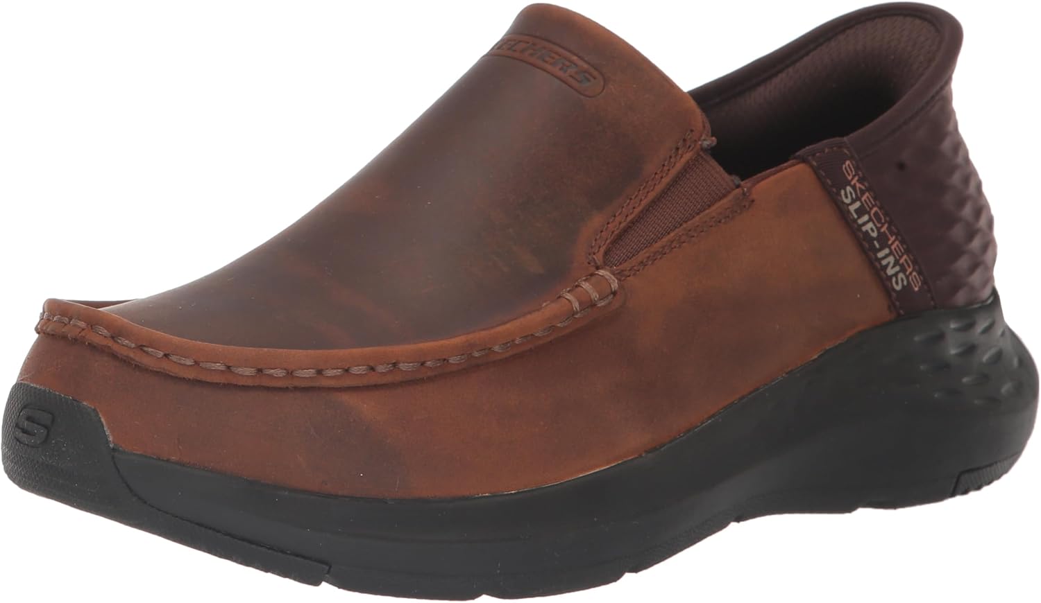 Skechers Men's USA Parson - Oswin Moc Toe Leather Slip-Ins