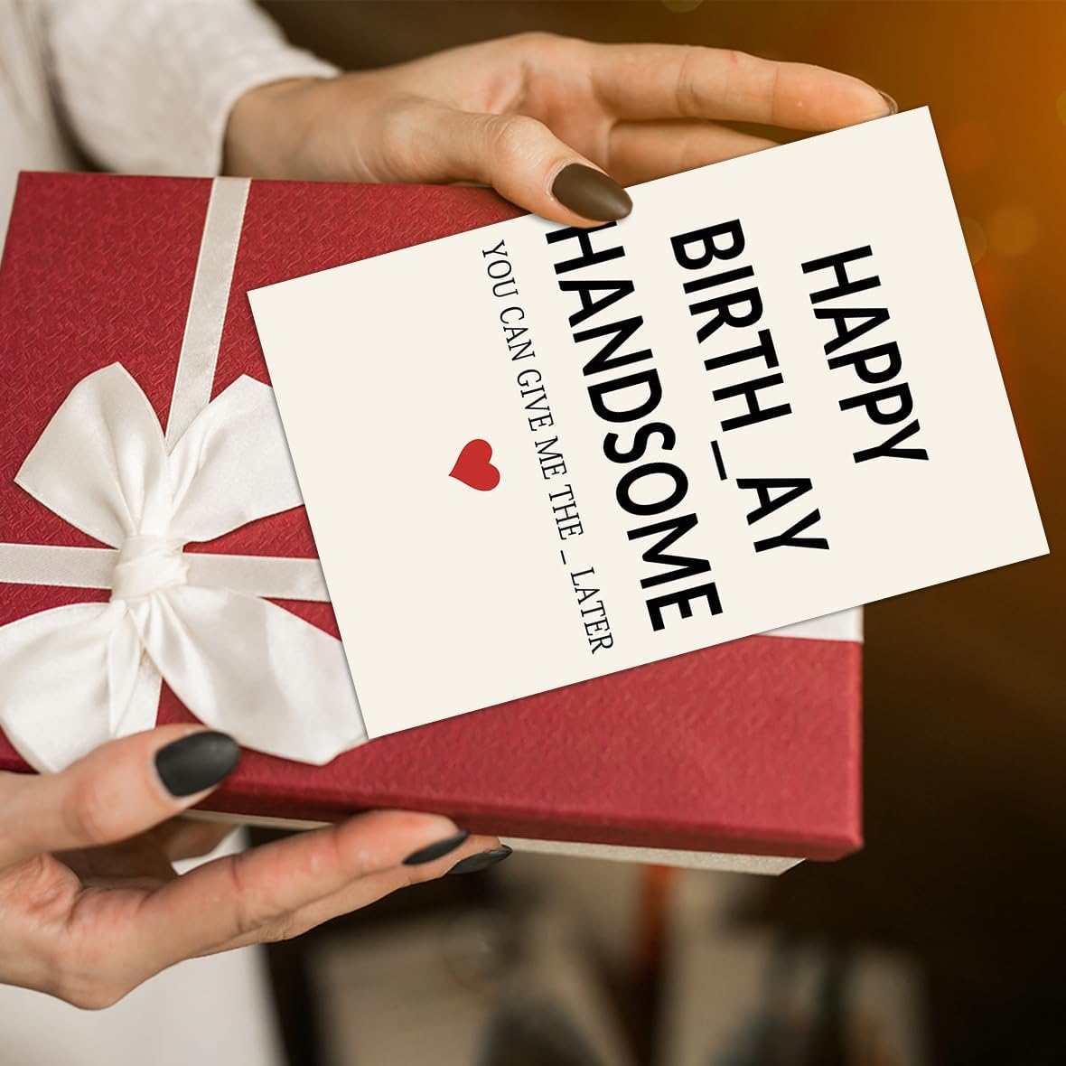 Funny Birthday Card Gifts for Men Him, Boyfriend Card Gifts for Bday, Birthday Decorations for Men, Husband Birthday Card - Image 6