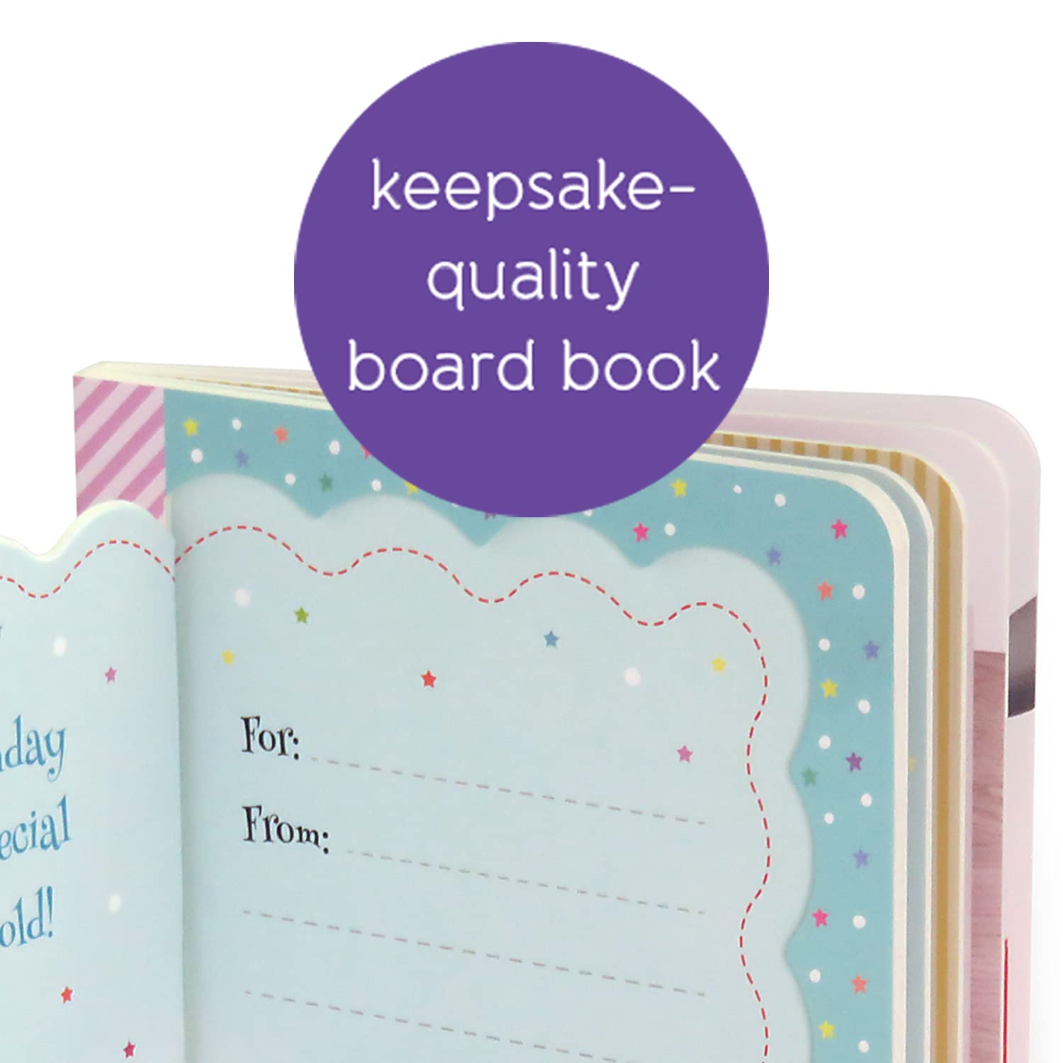 Now You Are One: Little Bird Greetings, Greeting Card Board Book with Personalization Flap, 1st Birthday Gifts for One Year Olds - Image 8