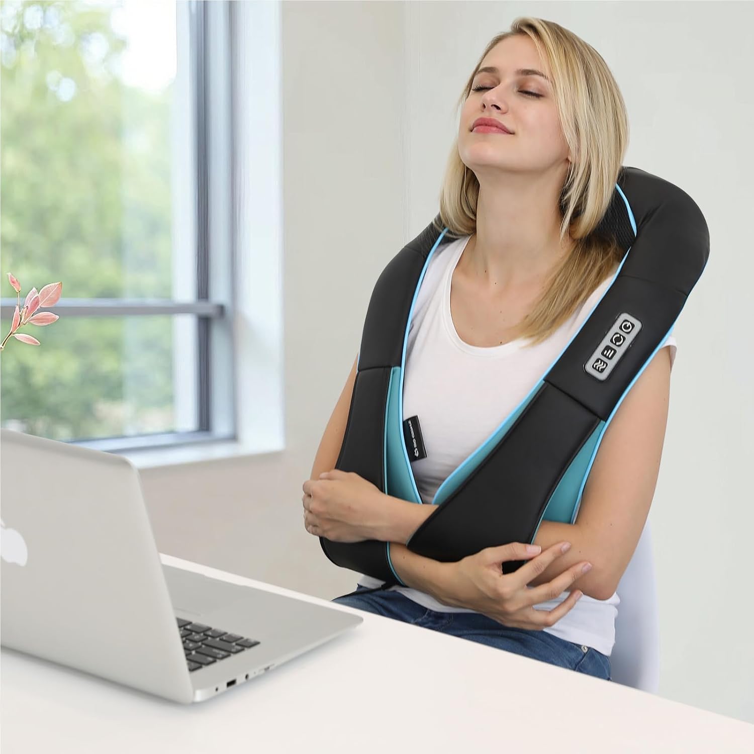 Mo Cuishle Shiatsu Neck Massager for Pain Relief – Deep Kneading Back Shoulder Massage with Heat – Ideal for Valentine’s Day, Christmas, Mother's Day, Father's Day, Gifts for Men Women Mom Dad Her Him - Image 5