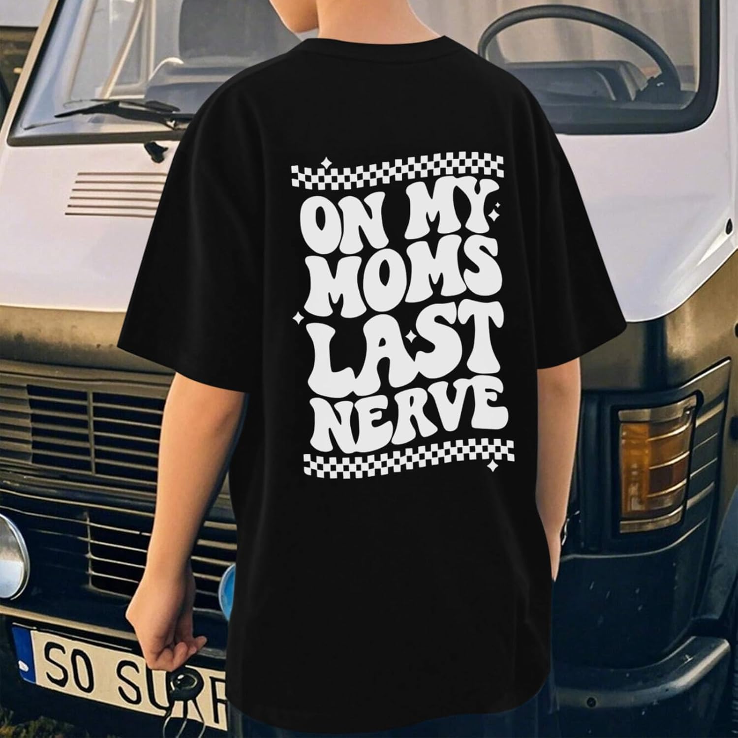 Boys Funny Saying Shirts Graphic Tees Cute Short Sleeve Preppy Clothes Tweens Skeleton Hands Tshirts for Kids Boys - Image 2