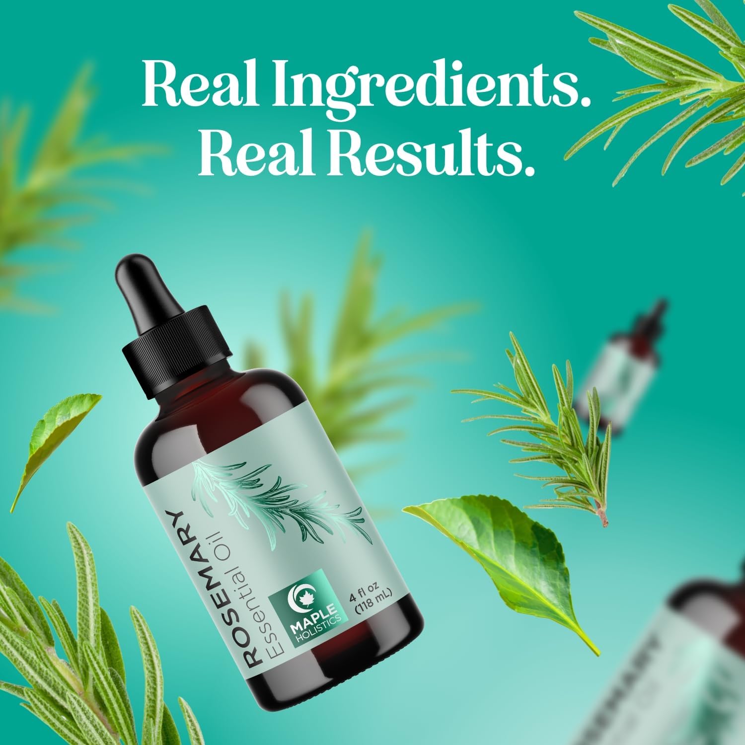 Pure Rosemary Essential Oil with Dropper - Undiluted Rosemary Oil for Hair Skin and Nails and Refreshing Aromatherapy Oil for Diffusers - Rosemary Essential Oil for Cleansing Dry Scalp Care 4oz - Image 9