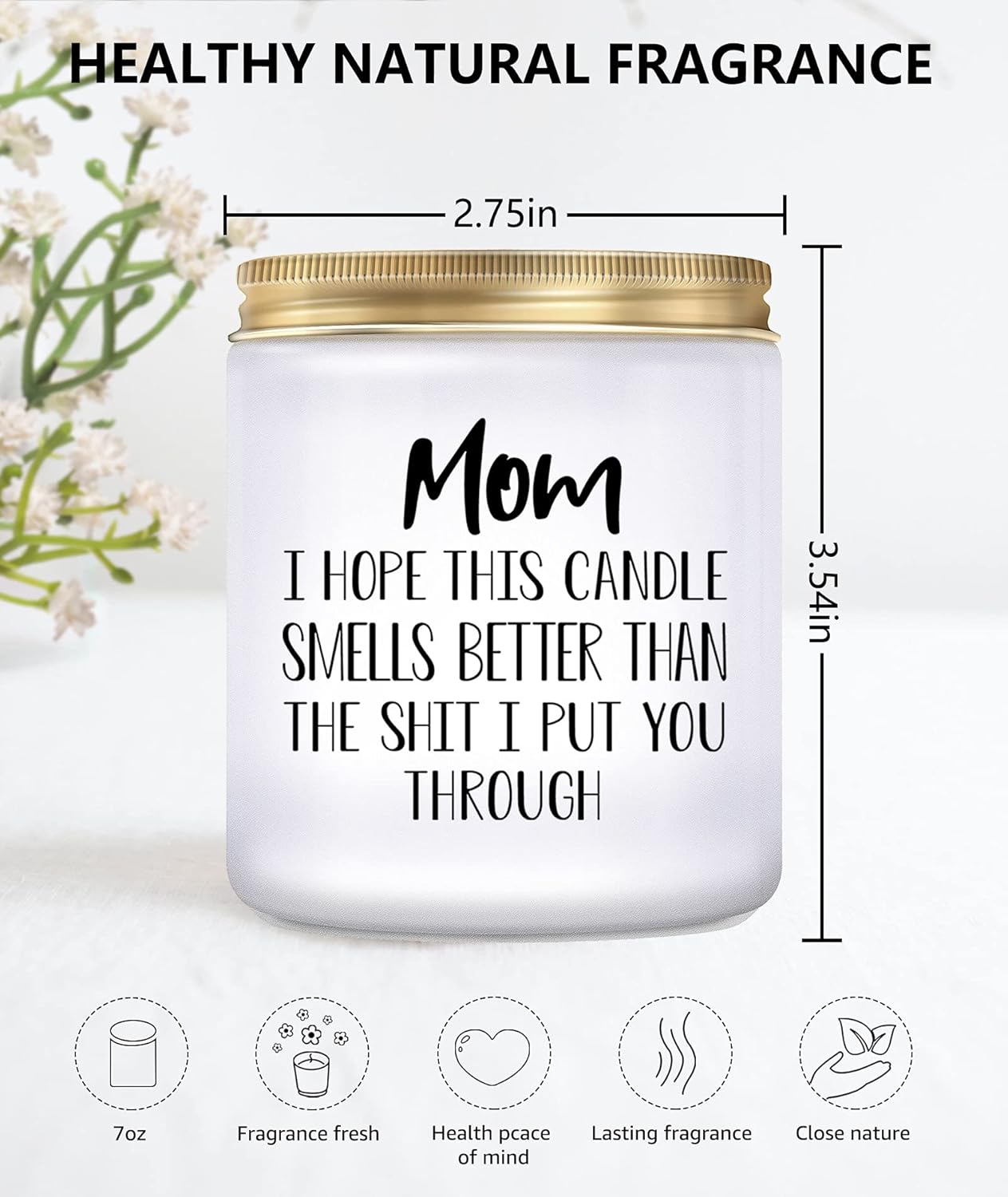 Gifts for Mom from Daughter Son, Mothers Day Birthday Christmas Thanksgiving Gifts for Mom,Stepmother Adoptive Mother, Lavender Scented Candle - Image 7