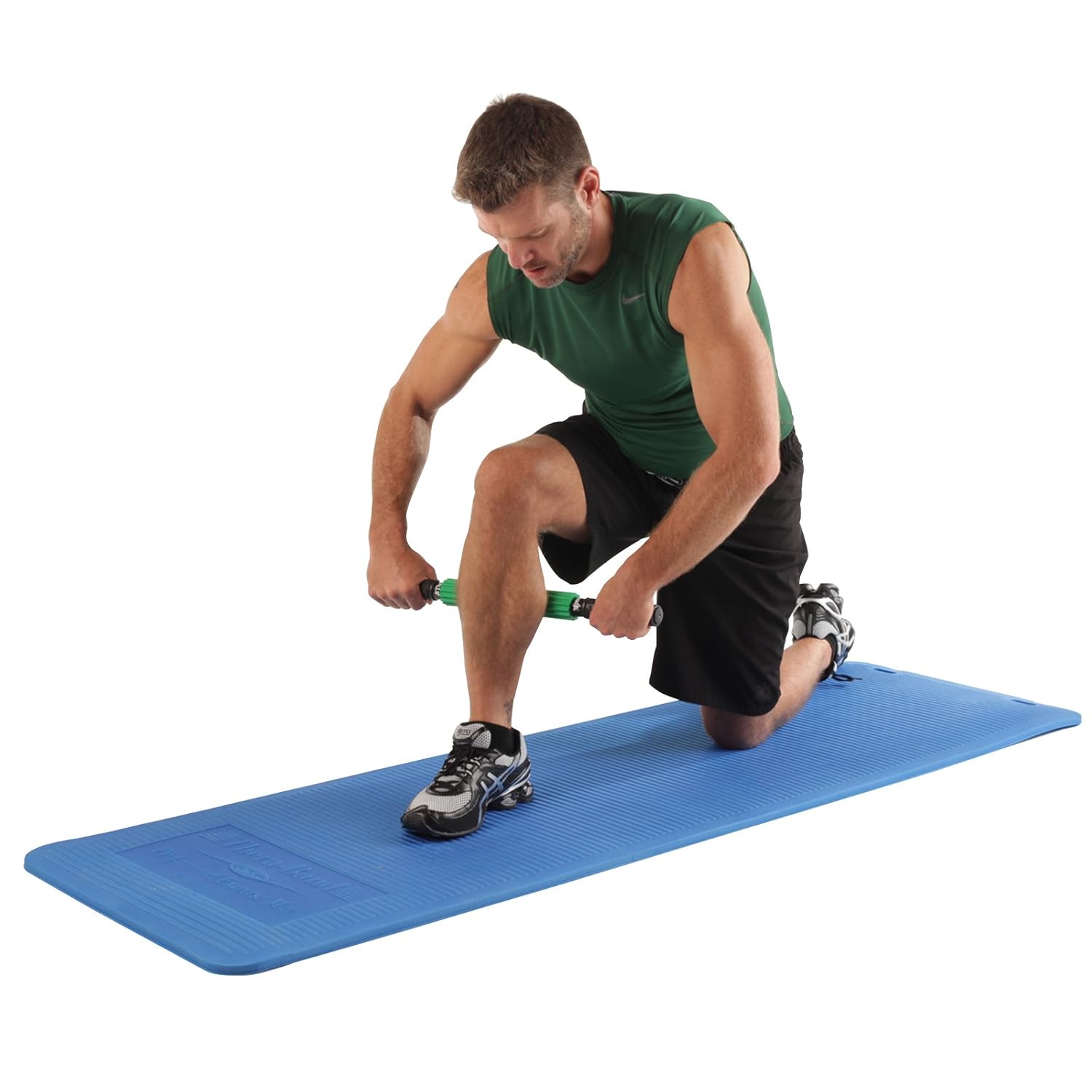 THERABAND Roller Massager +, Muscle Roller Stick for Self-Myofascial Release, Deep Tissue Massage Rolling Pin, Trigger Point Release, Muscle Soreness, Best Gift for Runners, Athletes, Crossfit - Image 3