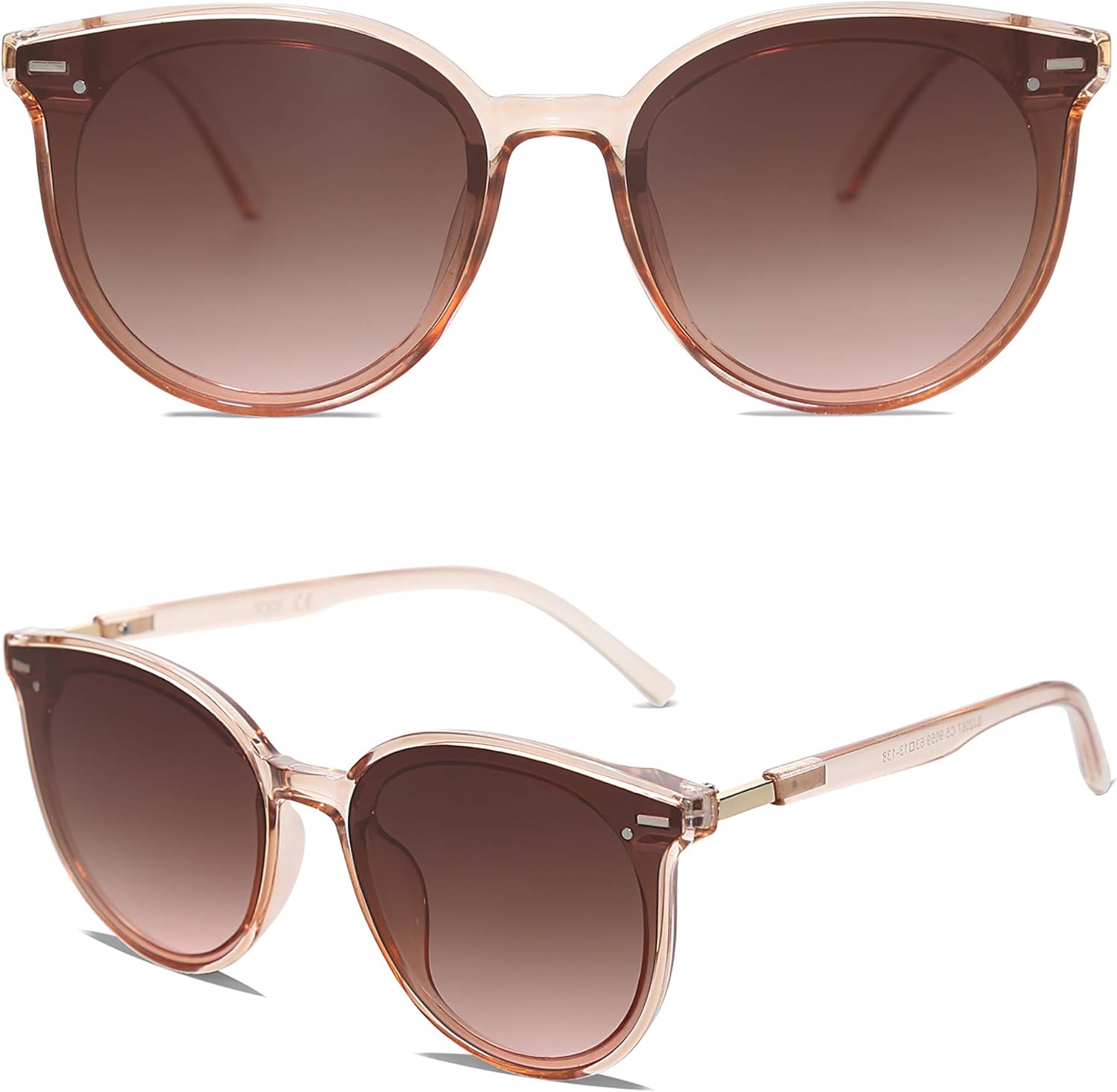 SOJOS Sunglasses Womens Trendy 2025 Classic Round Retro Vintage Shades Large Frame Sunnies SJ2067 - Image 3