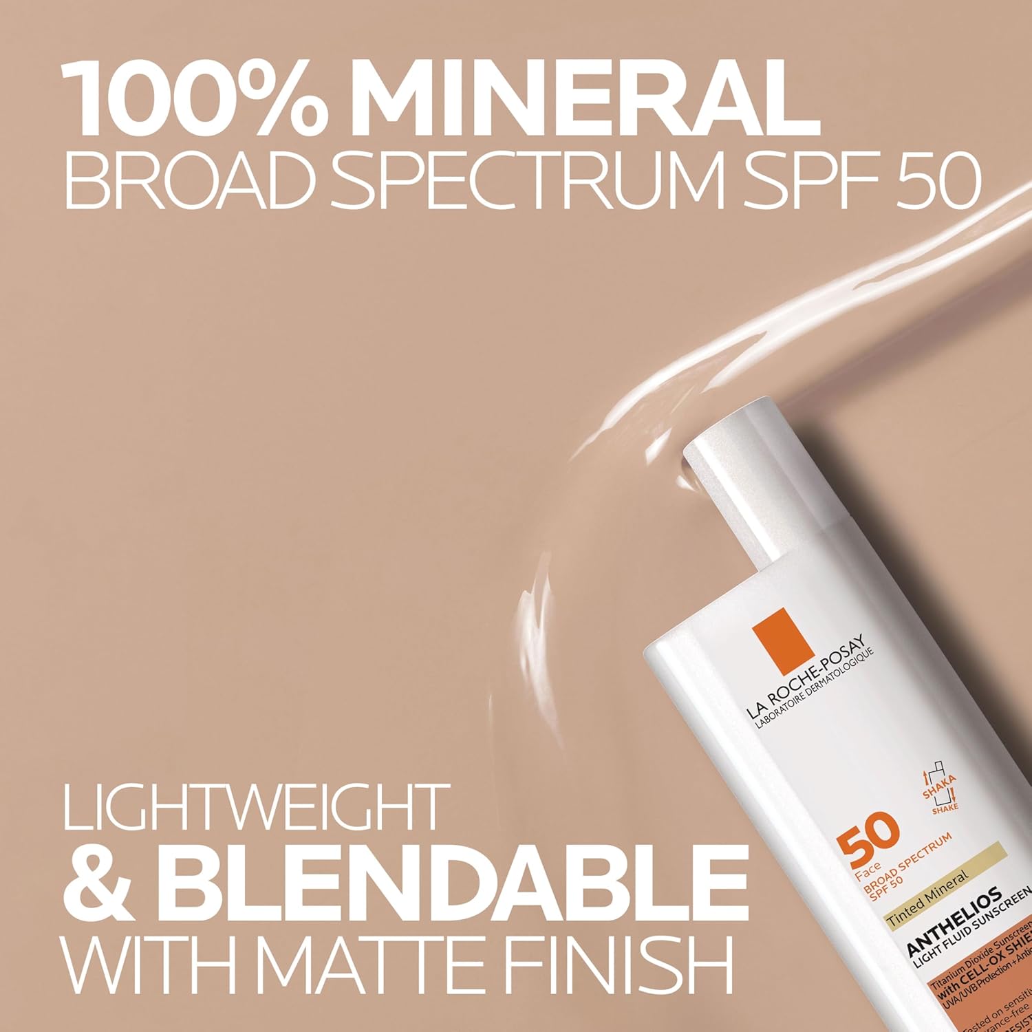 La Roche-Posay Anthelios Sunscreen SPF 40, Ultra-Light Fluid Broad Spectrum SPF 40, Face Sunscreen with Titanium Dioxide Mineral, Lightweight & Fast-Absorbing, Oil-Free, Matte Finish - Image 5