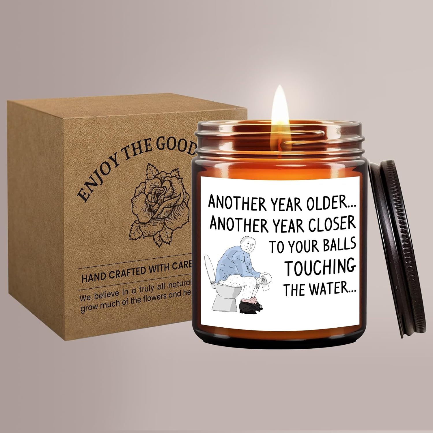 Birthday Gifts for Men Dad Boyfriend Him Husband Grandpa Brother Uncle Coworker Best Friend, Funny Present 65th 30th 75th 60th 40th 50th Birthday Gift Ideas, Happy Birthday Candles Unique Mens Gifts - Image 7
