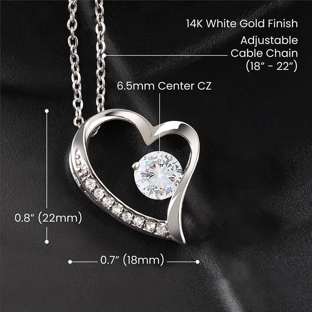 Jewelry To My Wife, The Best Gifts For Wife,Love Knot Necklace Gifts For Soulmate, Gift For Beautiful Wife, Necklace For Wife From Husband,Gifts For Wife Romantic, Christmas Gifts, Valentine Gifts - Image 6