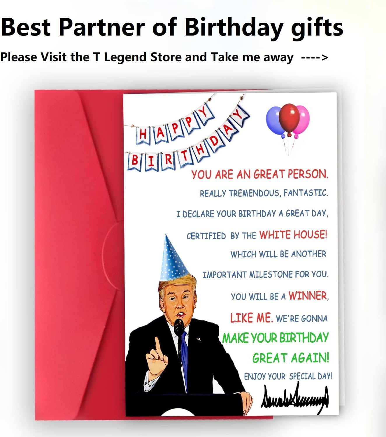 T Legend Funny Socks For Supporters of Donald President, Novelty Gag Gifts For Father's Day and Mather's Day, Onesize - Image 4