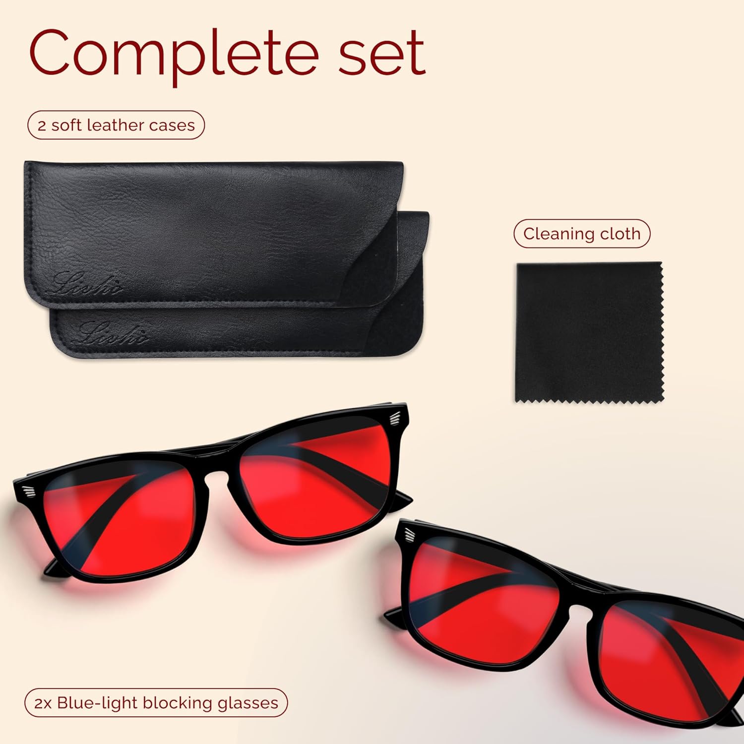 livho High Tech Blue Light Glasses - Advanced Blue Light Blocking Computer Glasses - Screen Fatigue & UV Protection - Image 8