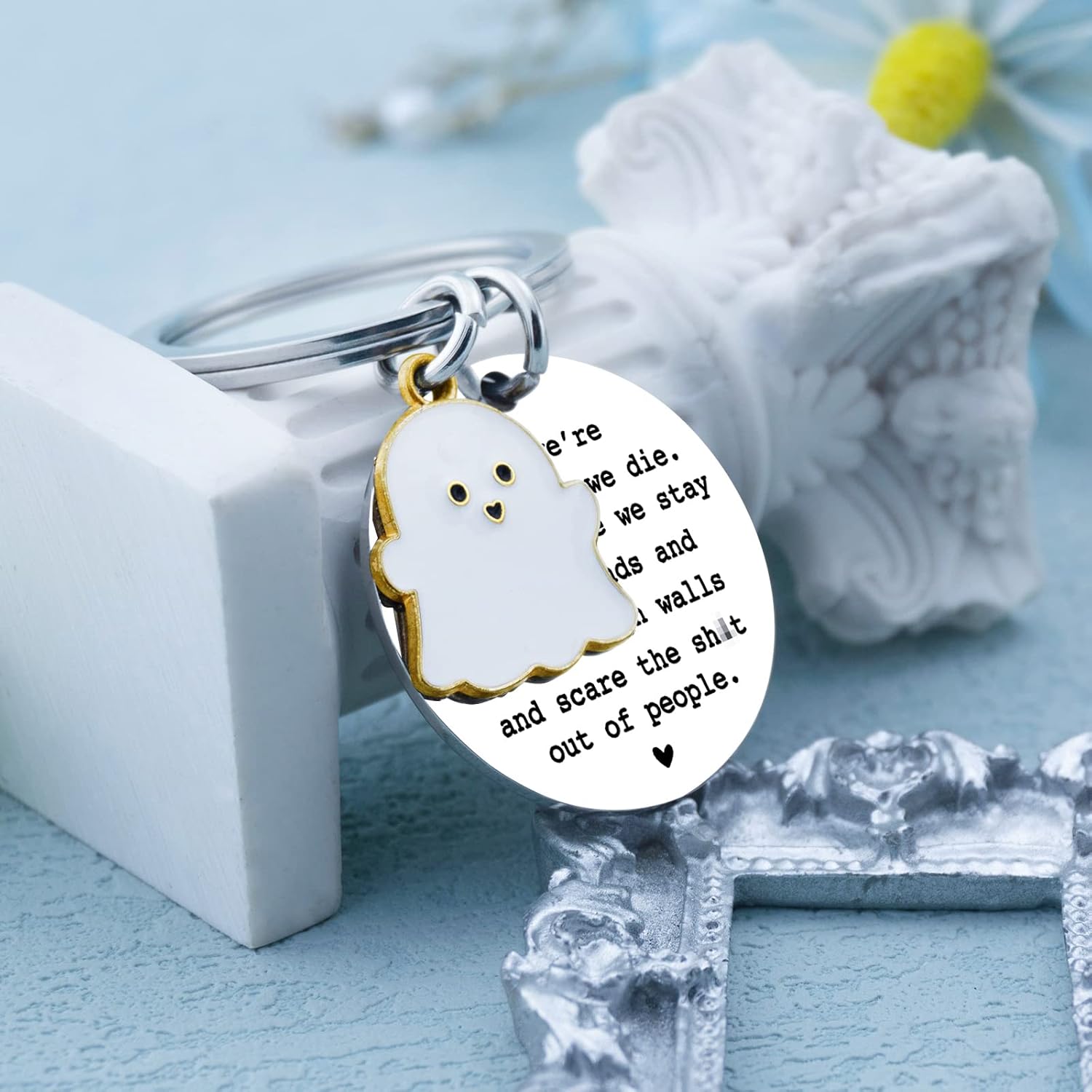 igvean Best Friend Keychains Funny Birthday Gift for Friends Valentine's Day Halloween Christmas Gifts for Best Friend - Image 5