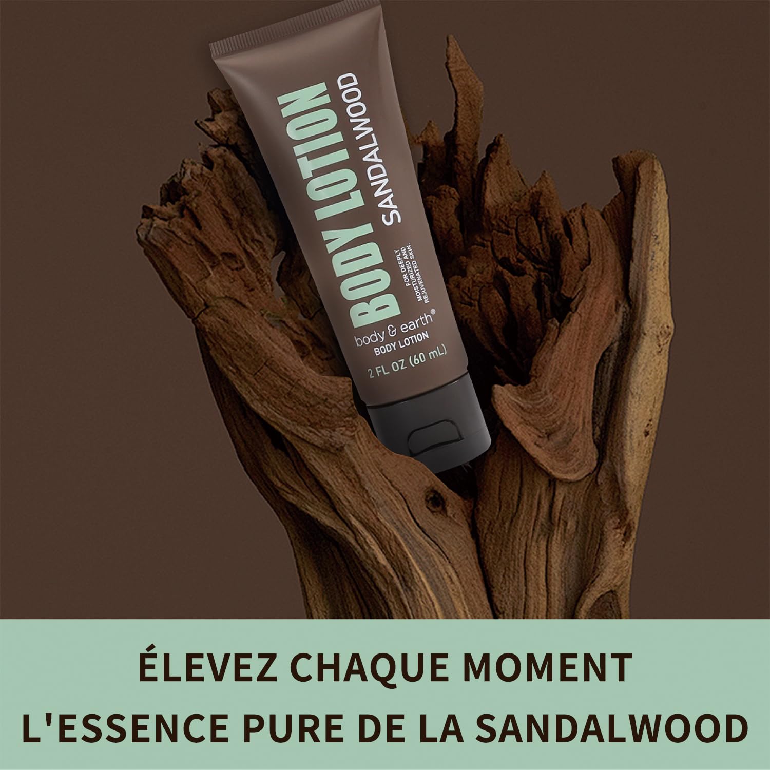 BODY & EARTH Men Gift Sets - 3PC Mens Gift Baskets Includes Sandalwood Shower Gel, Body Lotion, Shampoo, Mens Gift Basket as Birthday and Christmas Gifts for Men, Boyfriends and husbands - Image 3