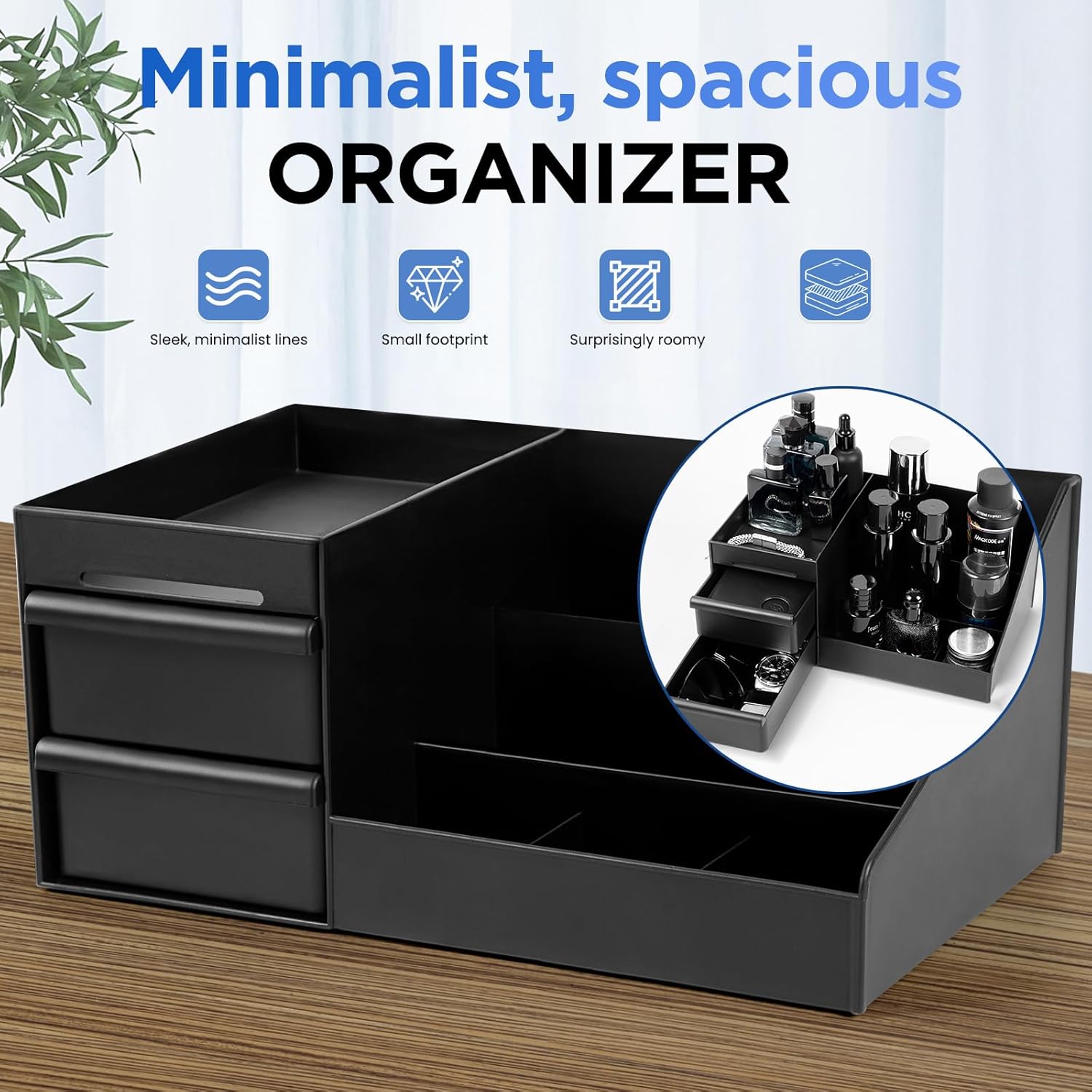 Mens Organizer,Perfume Organizer,Cologne Stand,Cologne Shelf,Perfume Stand,Bathroom Countertop Storage,Shelf for Bathroom Counter,Mens Dresser,Men Bedroom,Bathroom Organizers And Storage,Gifts For Men - Image 3
