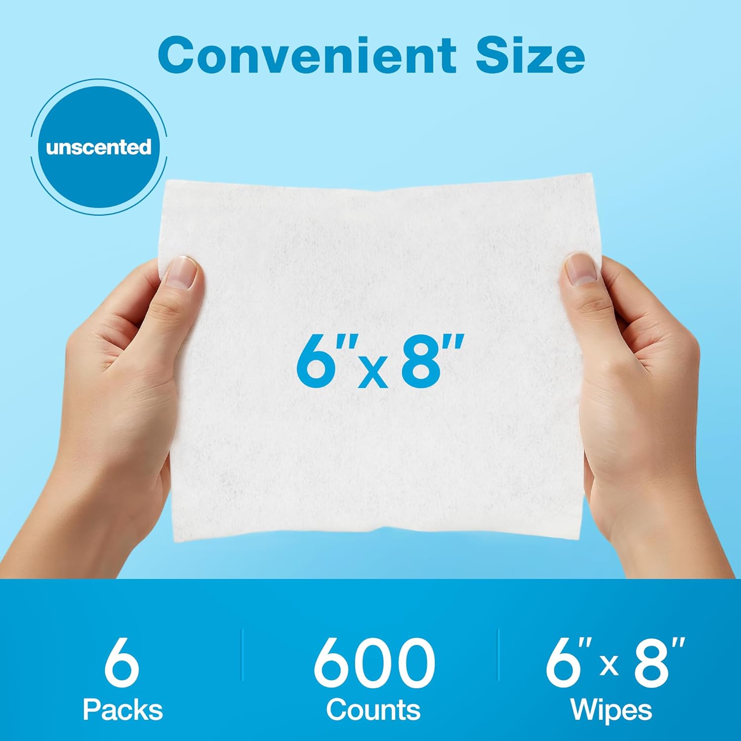 Prime Pets Dog Wipes for Paws and Butt, 600 Count, Pet Wipes for Dogs & Cats, 100% Fragrance Free, Deodorizing Puppy Wipes for Cleaning Face Eyes Ears Paws Teeth Body - Image 3