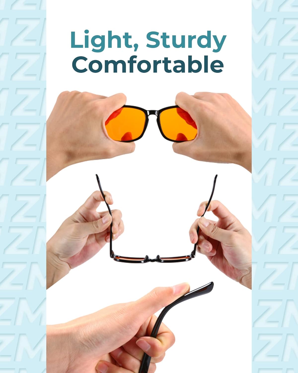 Blue Light Blocking & Light Sensitivity Glasses - 8 Lens Types for Comfort, Relaxation, Sleep & Relief - 50+ Styles - Image 8