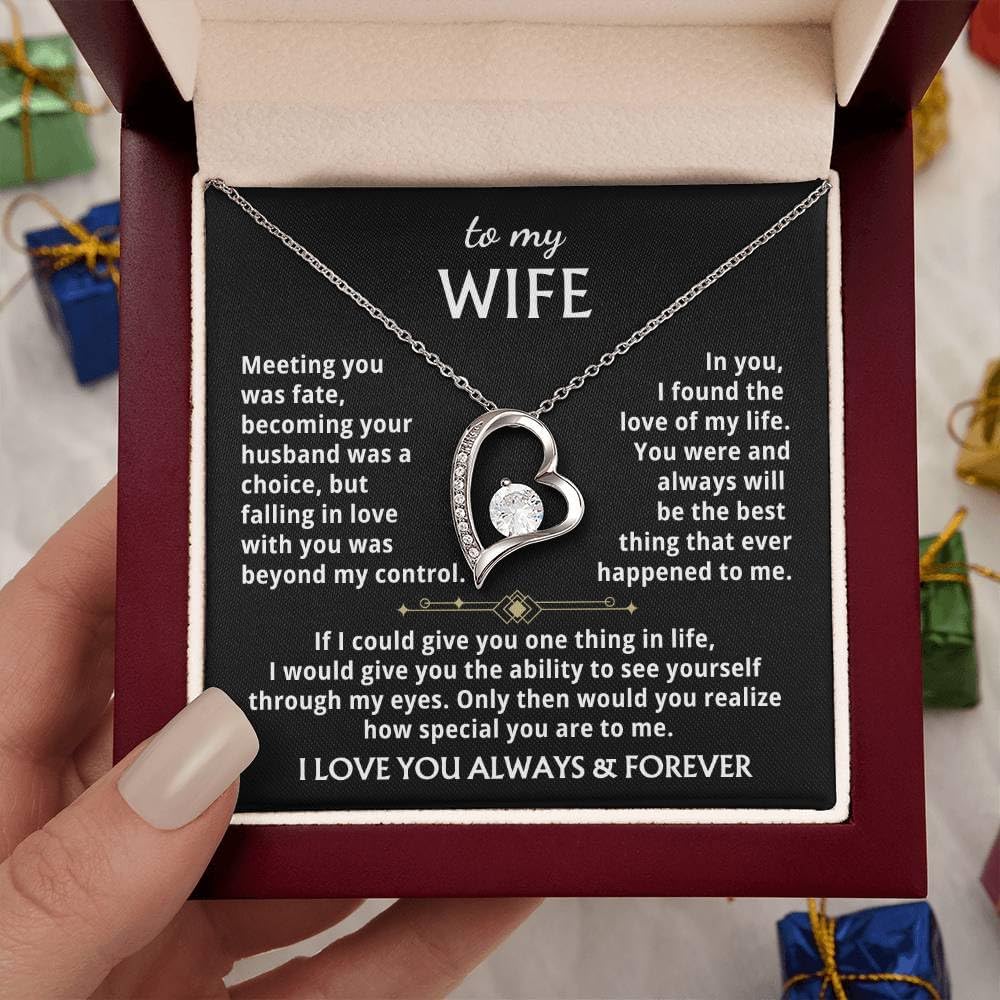 Jewelry To My Wife - The Best Thing That Ever Happened To Me, Forever Love Necklace, Gift for Her, Romantic Christmas Birthday Valentine Gift - Image 8
