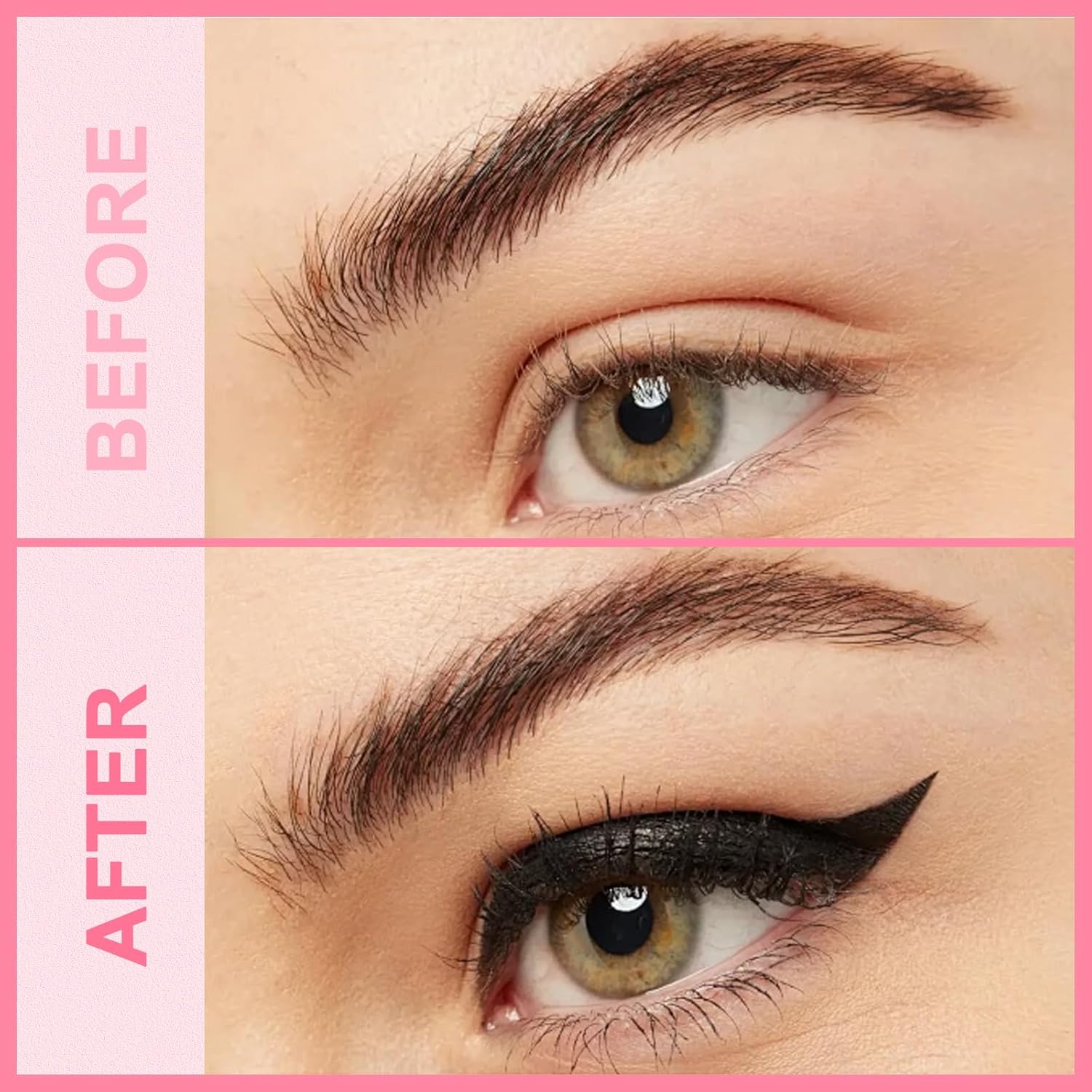 iMethod Liquid Eyeliner - Waterproof Eyeliner 2-in-1 Dual-Ended Eye Liner with Precise Brush-Tip and Thick Tip, Black Liquid Liner Pen, Matte Finish, Long Lasting, Smudge-proof, Transfer-proof, Black - Image 2