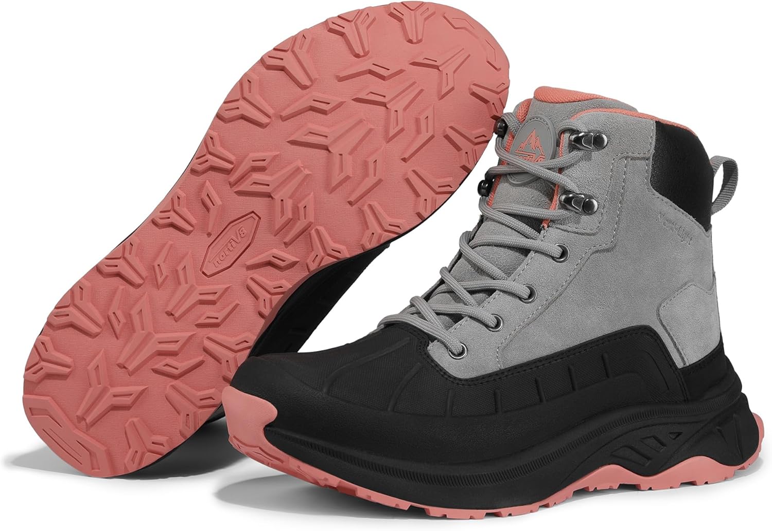 NORTIV 8 Women's Waterproof Hiking Boots Outdoor Trekking Camping Trail Hiking Boots - Image 6