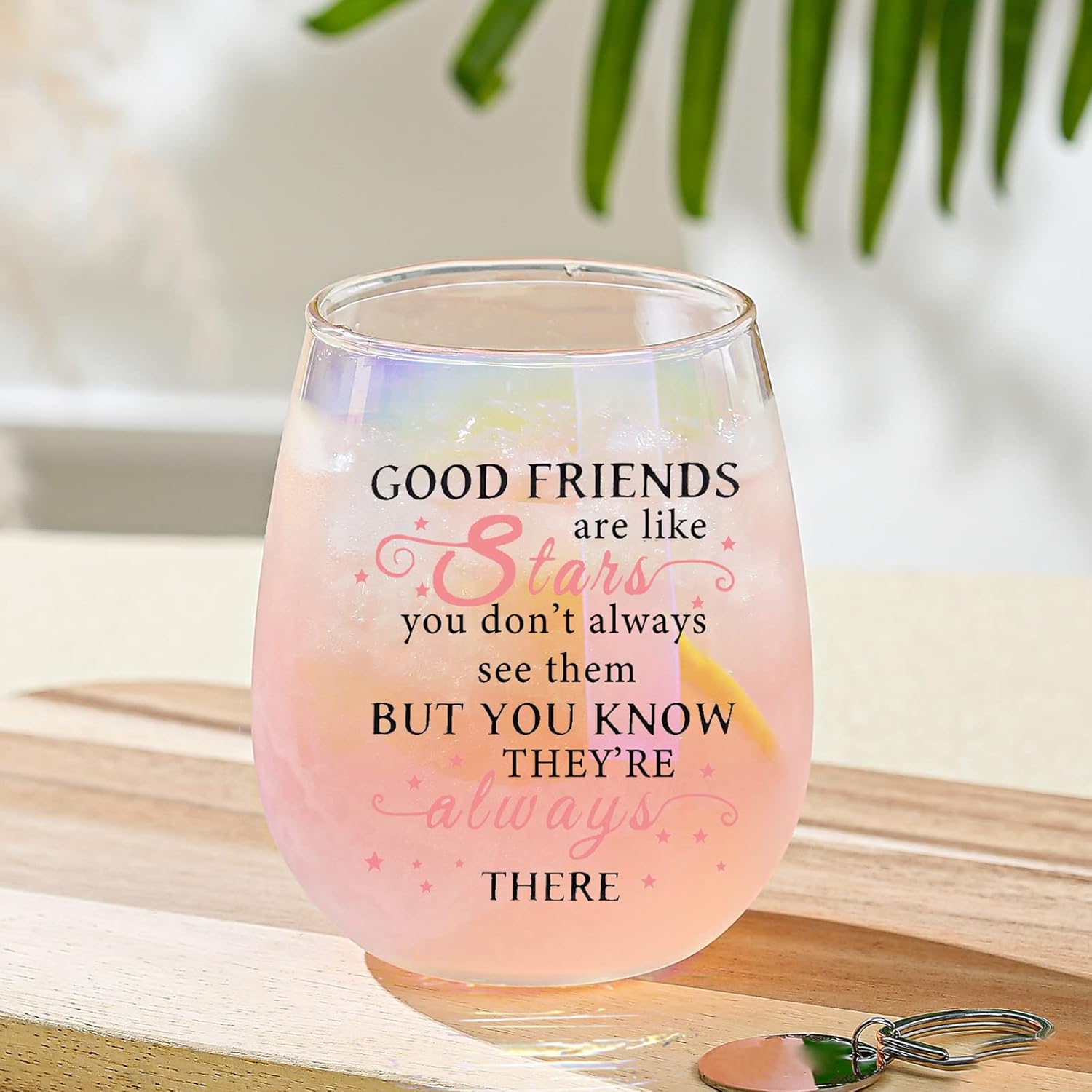 Friendship Gifts for Women Wine Glasses Drinking Personalised Birthday Gifts for Friend Men Special Friends Gift Leaving Gift for Her Colleague Best Friend - Image 9
