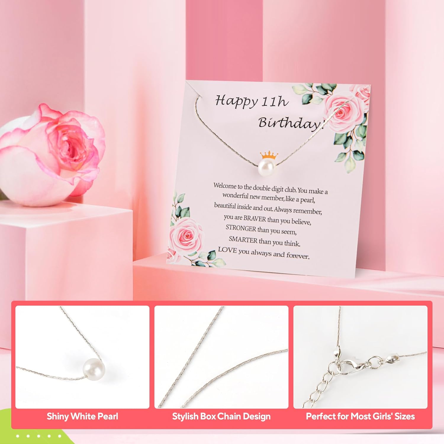 11th Birthday Gifts for Girls- Thoughtful Present Set for Daughters, Sisters & Nieces,Unique 11 Year Old Girl Gifts,Trendy Teen Girl Presents with Party Decorations (11th Birthday Gifts) - Image 3