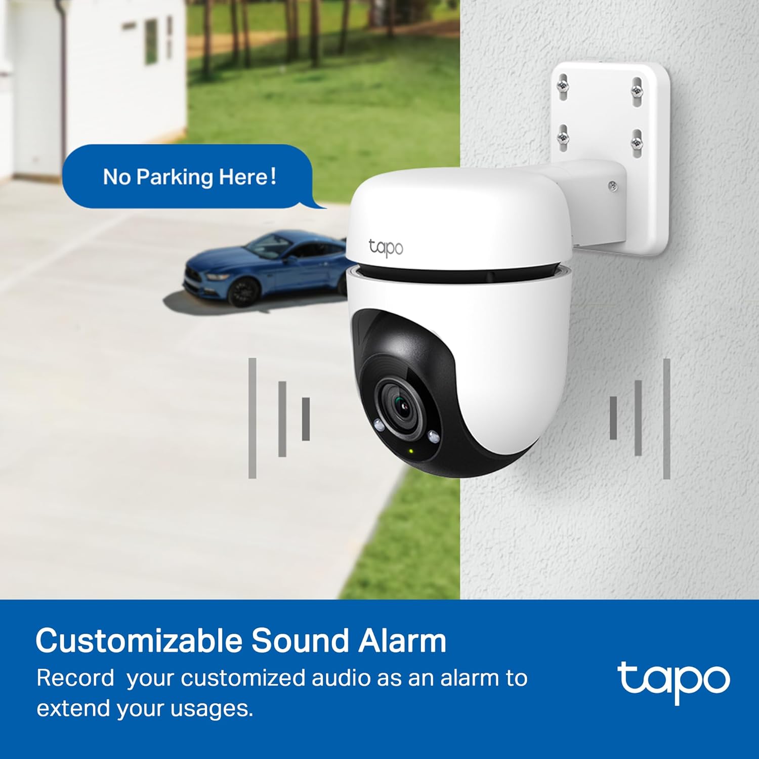 Tapo 1080P Outdoor Wired Pan/Tilt Security Wi-Fi Camera, 360° View, Motion Tracking, Works with Alexa & Google Home, Night Vision, Free AI Detection, Cloud & SD Card Storage(up to 512GB), Tapo C500… - Image 7