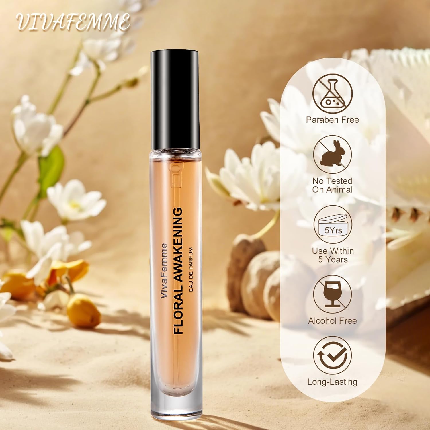 Pheromones Perfumes for Women, Floral Perfume, Long Lasting Eau De Parfum, Attract Men with Our Premium Cologne Perfume, 0.34 fl.oz Travel Size Perfumes Spray - Image 6