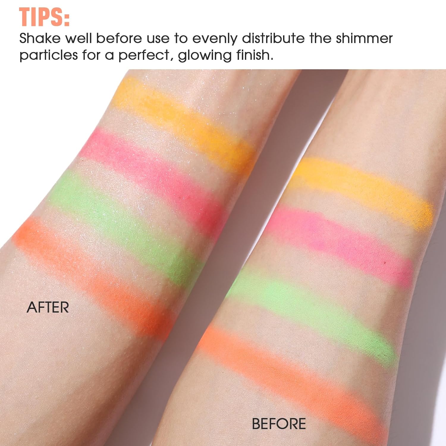 UCANBE Shimmer Dewy Setting Spray – Glowing + Makeup Setting Spray 2 in 1 Lightweight Formula for a Radiant Glow,Long-Lasting Face Mist for Face Body, 4 Fl Oz #Platinum - Image 6