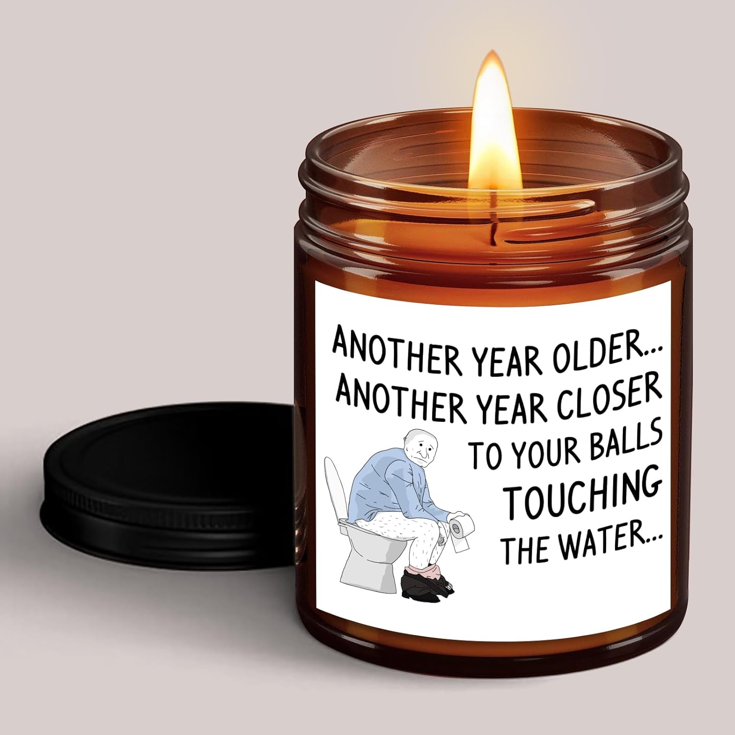 Birthday Gifts for Men Dad Boyfriend Him Husband Grandpa Brother Uncle Coworker Best Friend, Funny Present 65th 30th 75th 60th 40th 50th Birthday Gift Ideas, Happy Birthday Candles Unique Mens Gifts - Image 2