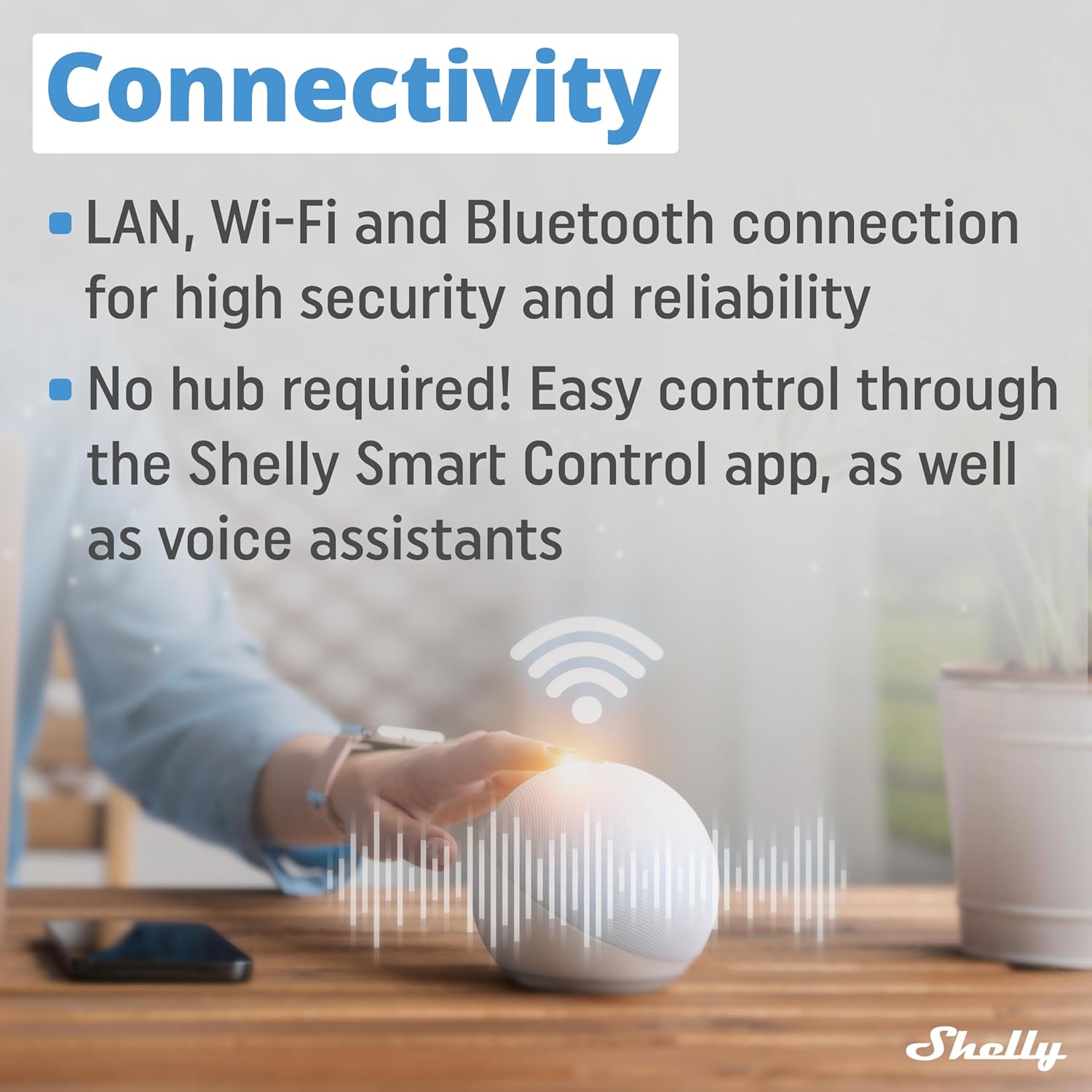 Shelly Pro EM 50A | Wi-Fi & LAN Energy Meter with Contactor Control | DIN-Rail | Home Automation | Bluetooth Gateway | Compatible with Alexa & Google Home | No Hub Required | Power Monitoring - Image 4