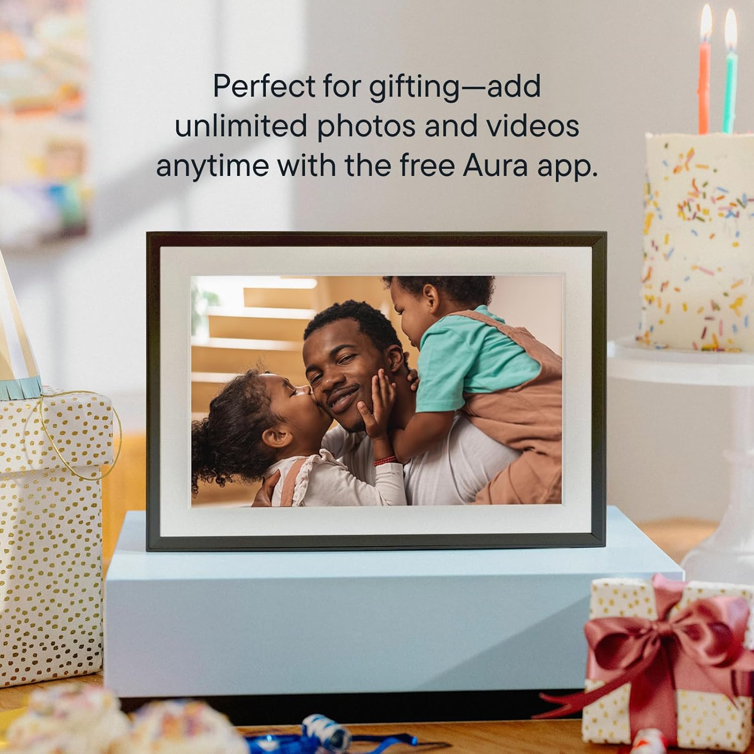 Aura Digital Picture Frame - 10.1" HD Mat Display | Wirecutter's Best Digital Frame for Gifting | Text Photos Directly to Your Frame from Anywhere | Quick & Easy Setup Over WiFi - Free App | No Fees - Image 10