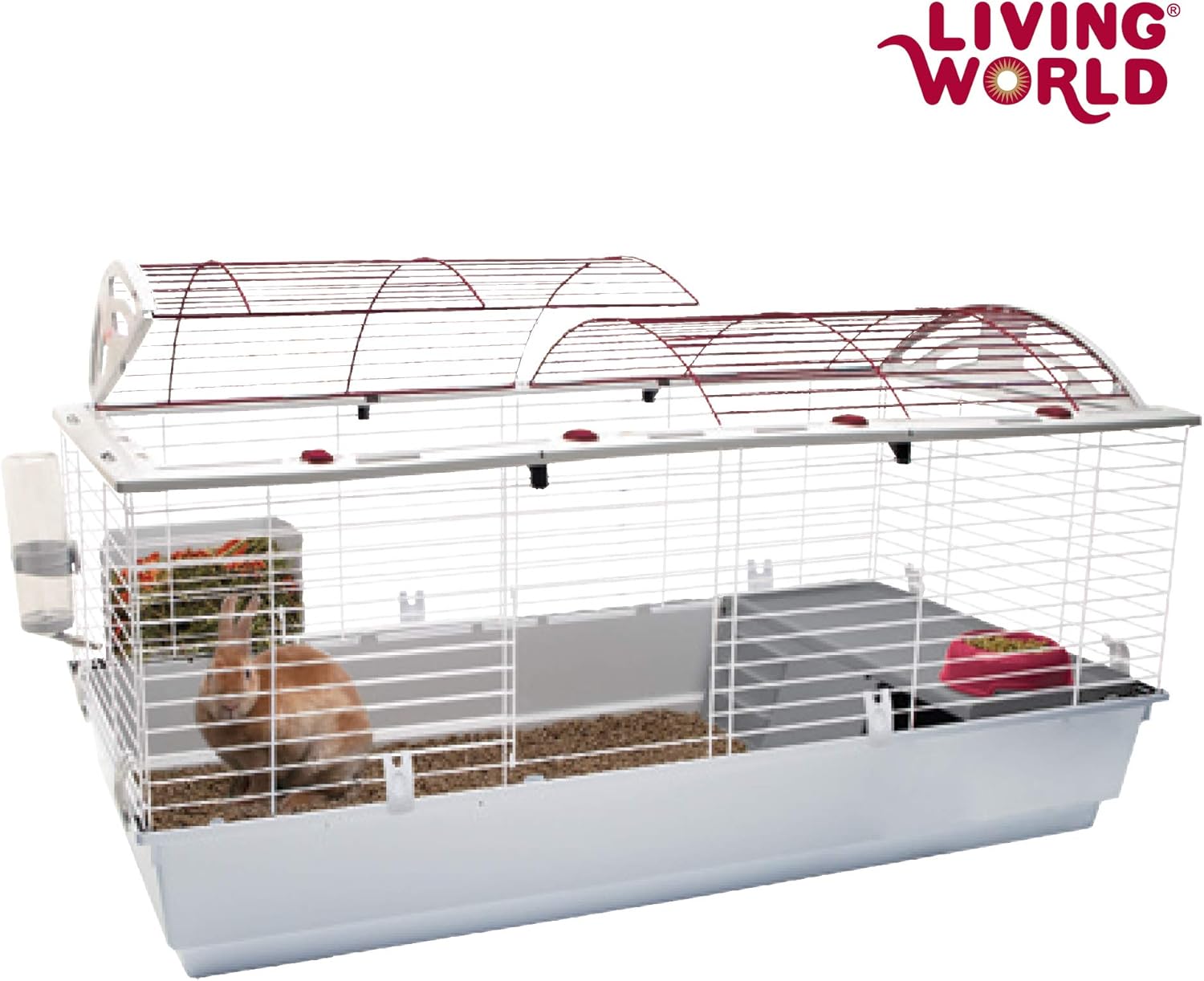 Living World - Deluxe Hybrid Habitat, X-Large - Rabbit, Guinea Pig, Chinchillas, and Small Animal Cage - Image 6