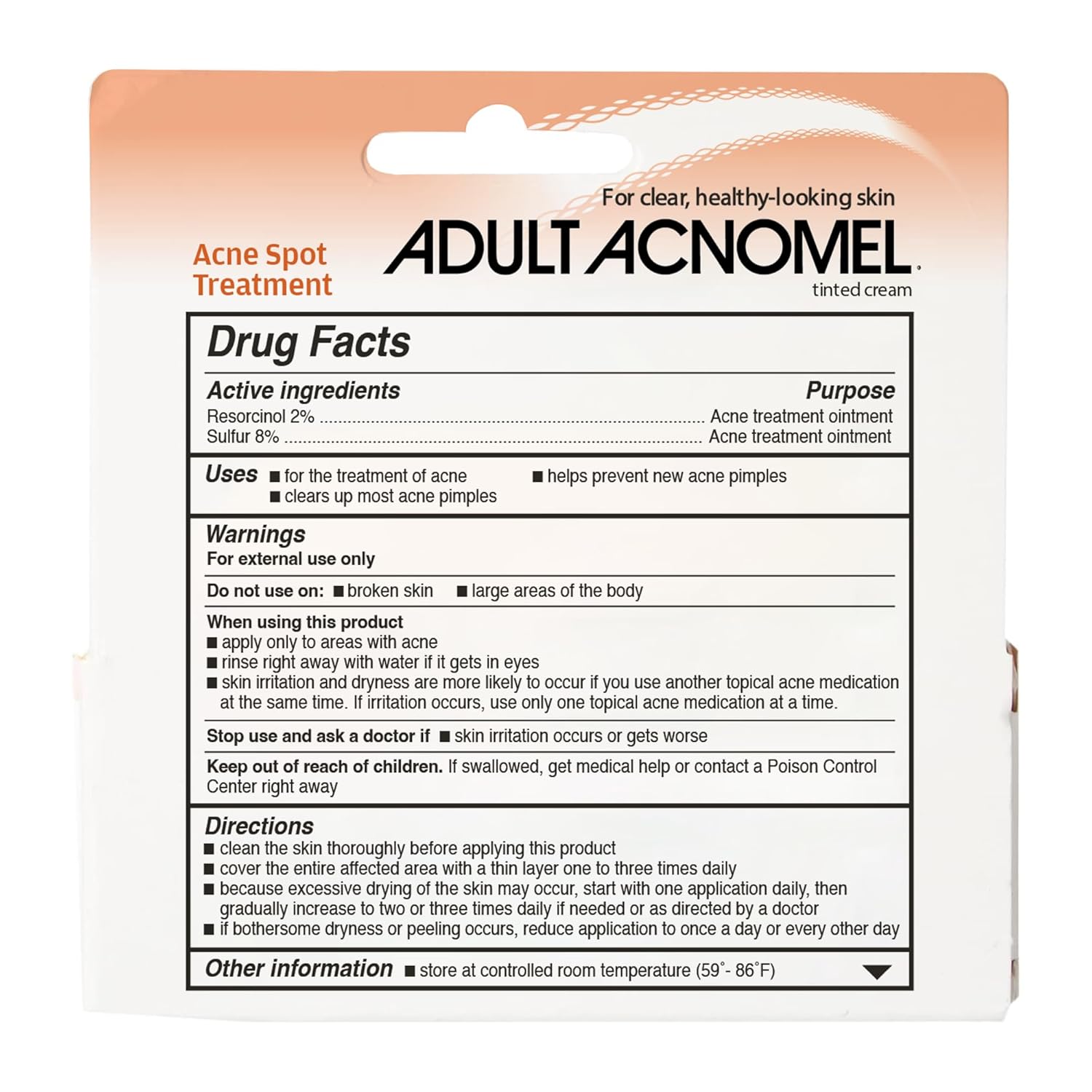 Adult Acnomel Acne Medication Cream, 1.3 Ounces - Image 6