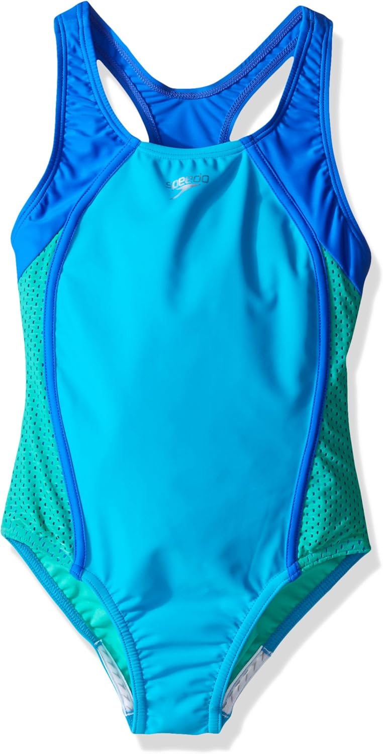 Speedo Girl's Swimsuit One Piece Closed Racerback