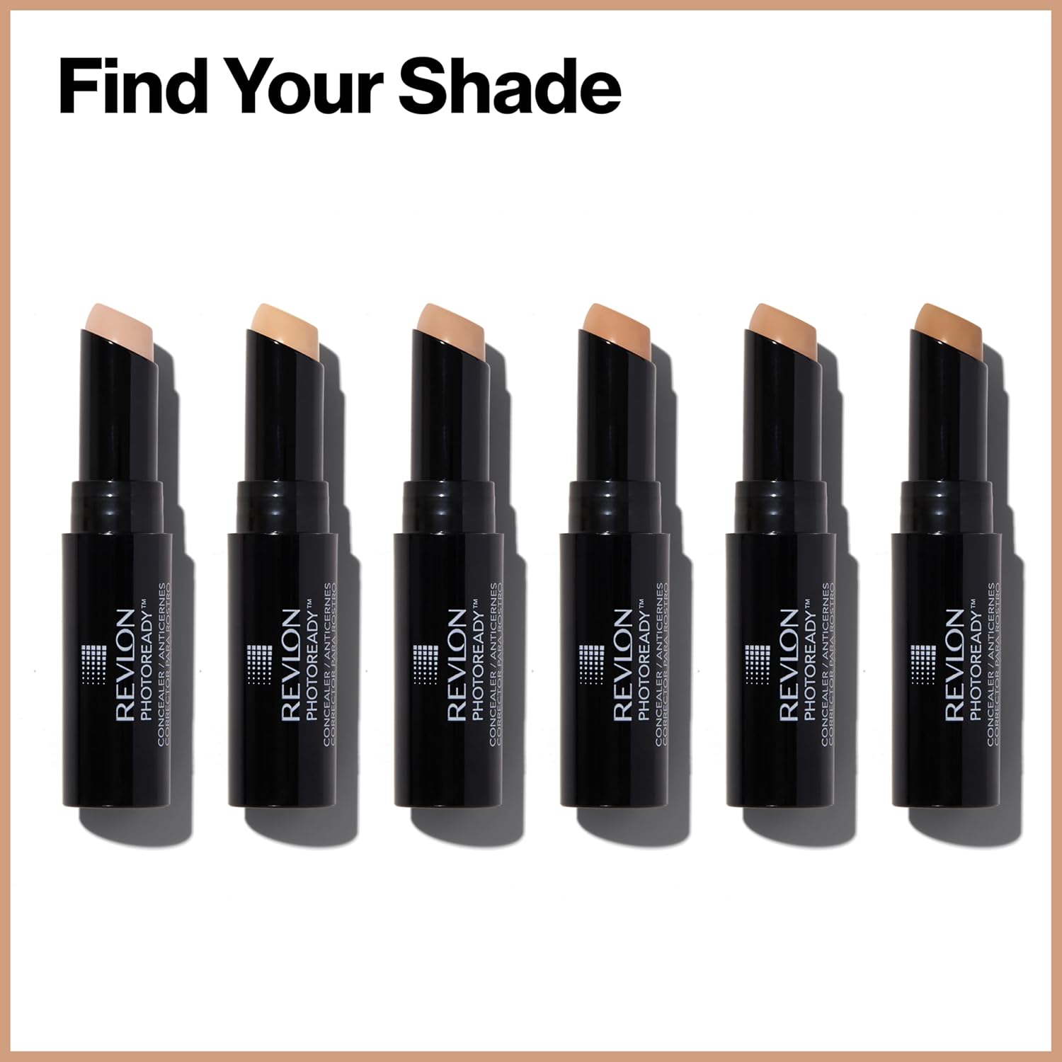 Revlon Concealer Stick, PhotoReady Face Makeup for All Skin Types, Longwear Medium- Full Coverage with Creamy Finish, Lightweight Formula, 003 Light Medium, 0.11 Oz - Image 9