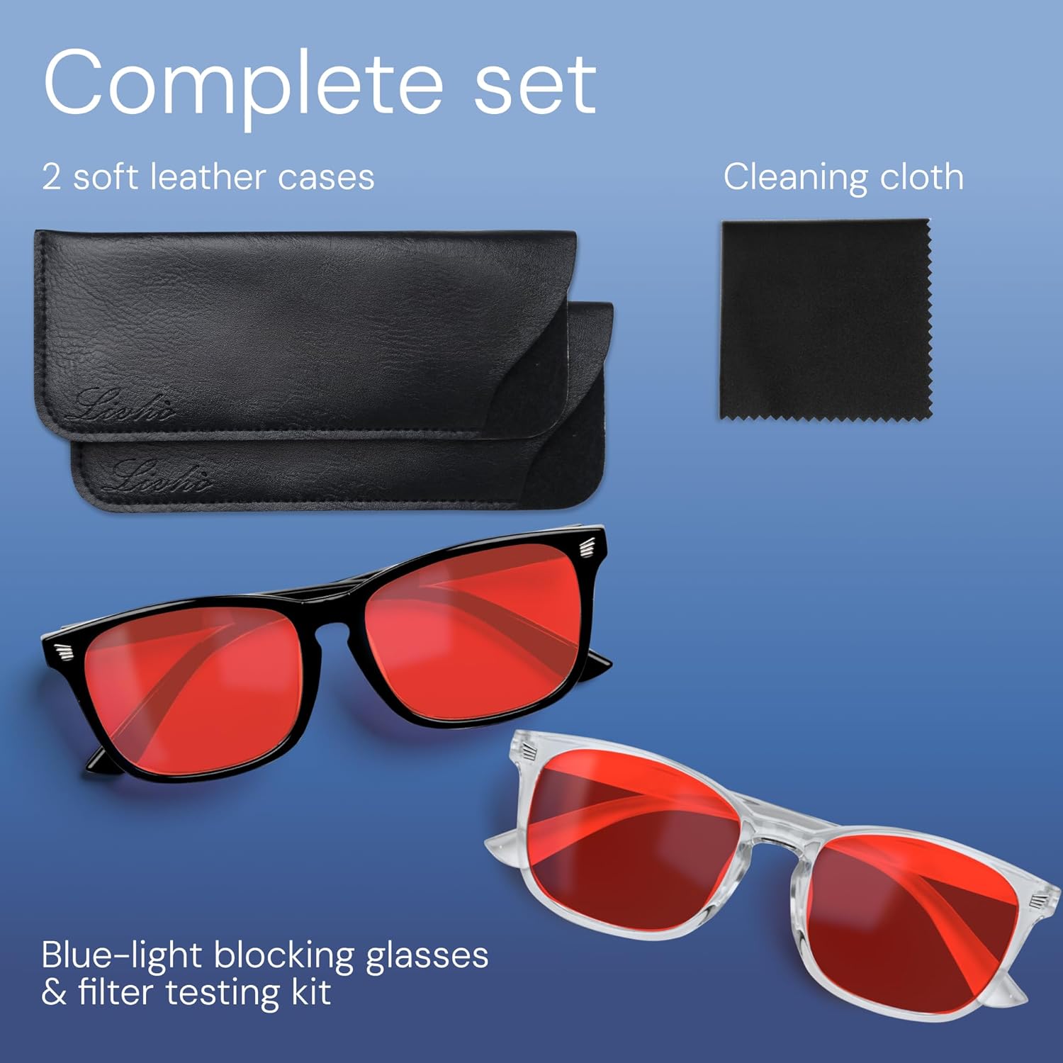livho Gaming Blue Light Blocking Glasses for Better Sleep, Premium Night Driving, Computer Blockers for Man & Woman - Image 8